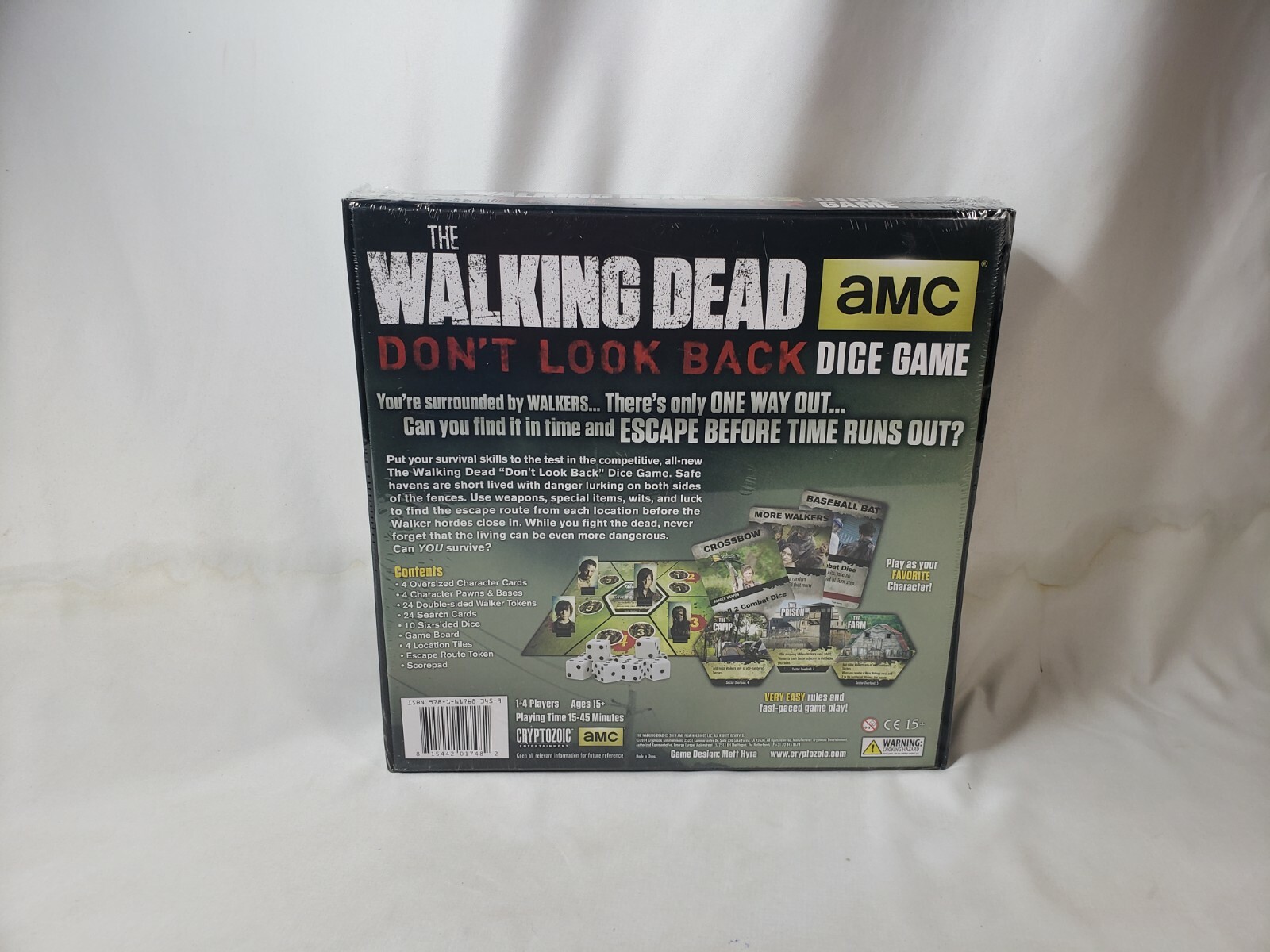 The Walking Dead “Don’t Look Back” Dice Game AMC NEW Factory Sealed