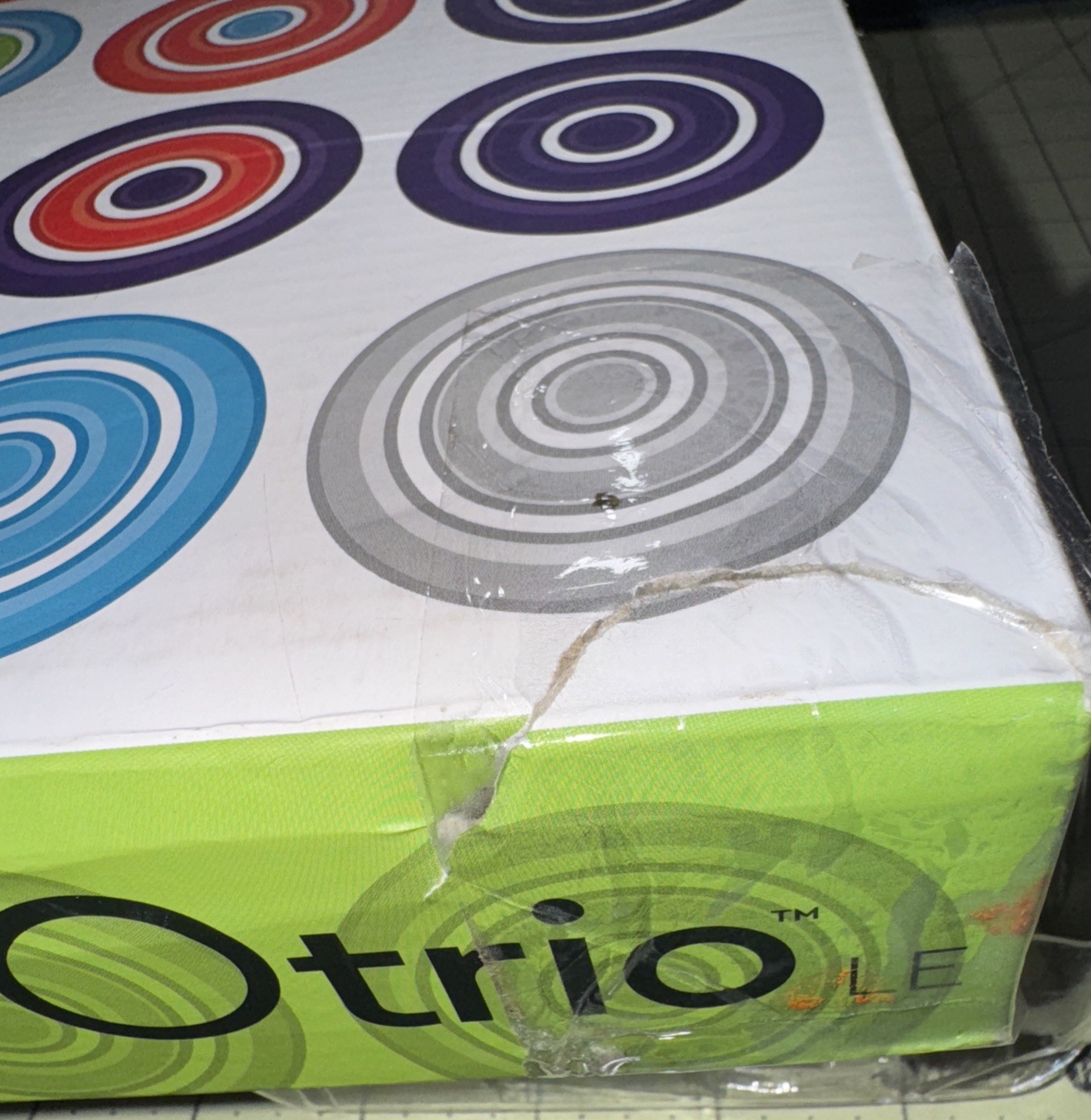 Marbles Brain Workshop Otrio LE Game Complete In Damaged Box European Version?