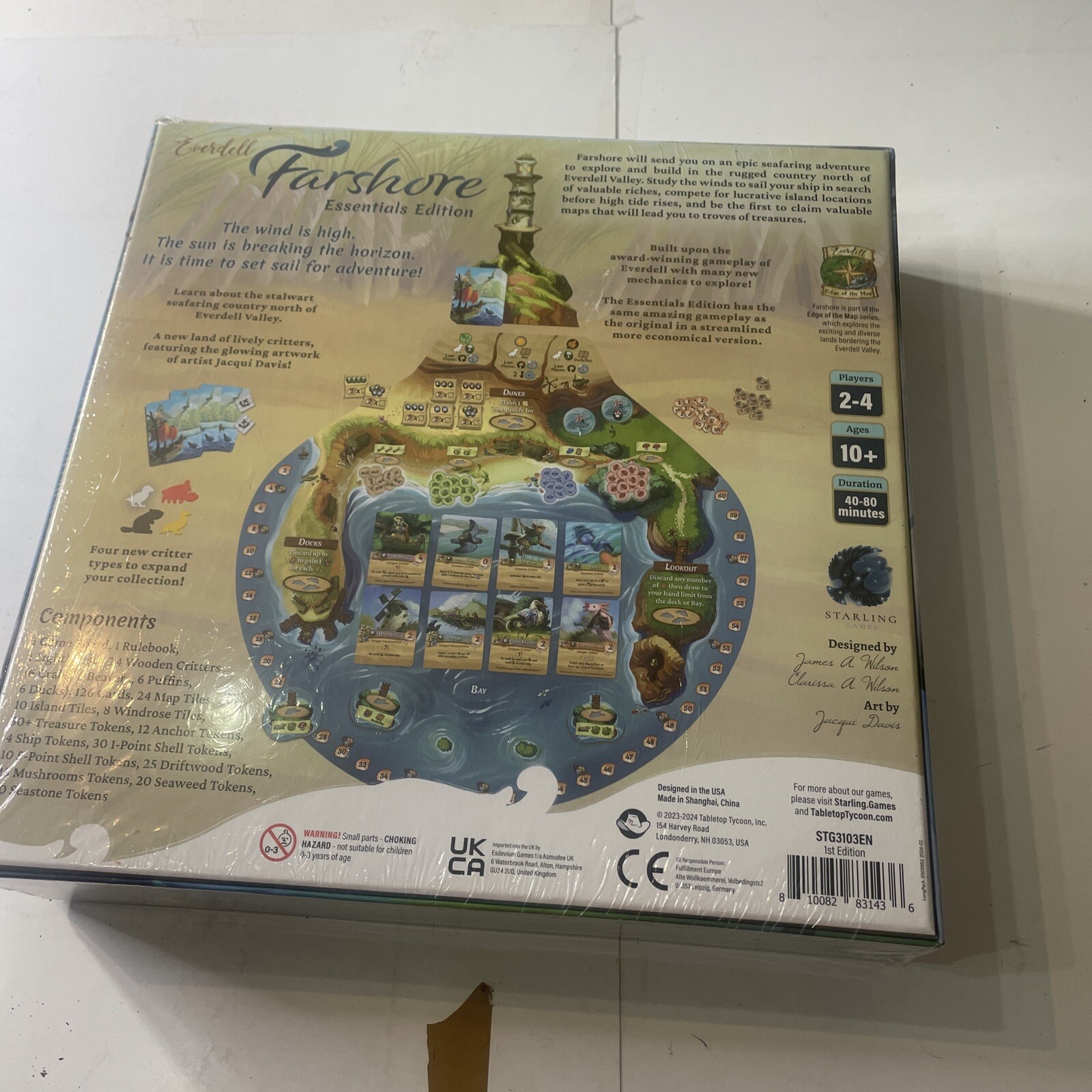 Farshore Essentials Edition Board Game Seafaring Adventure Treasure Maps