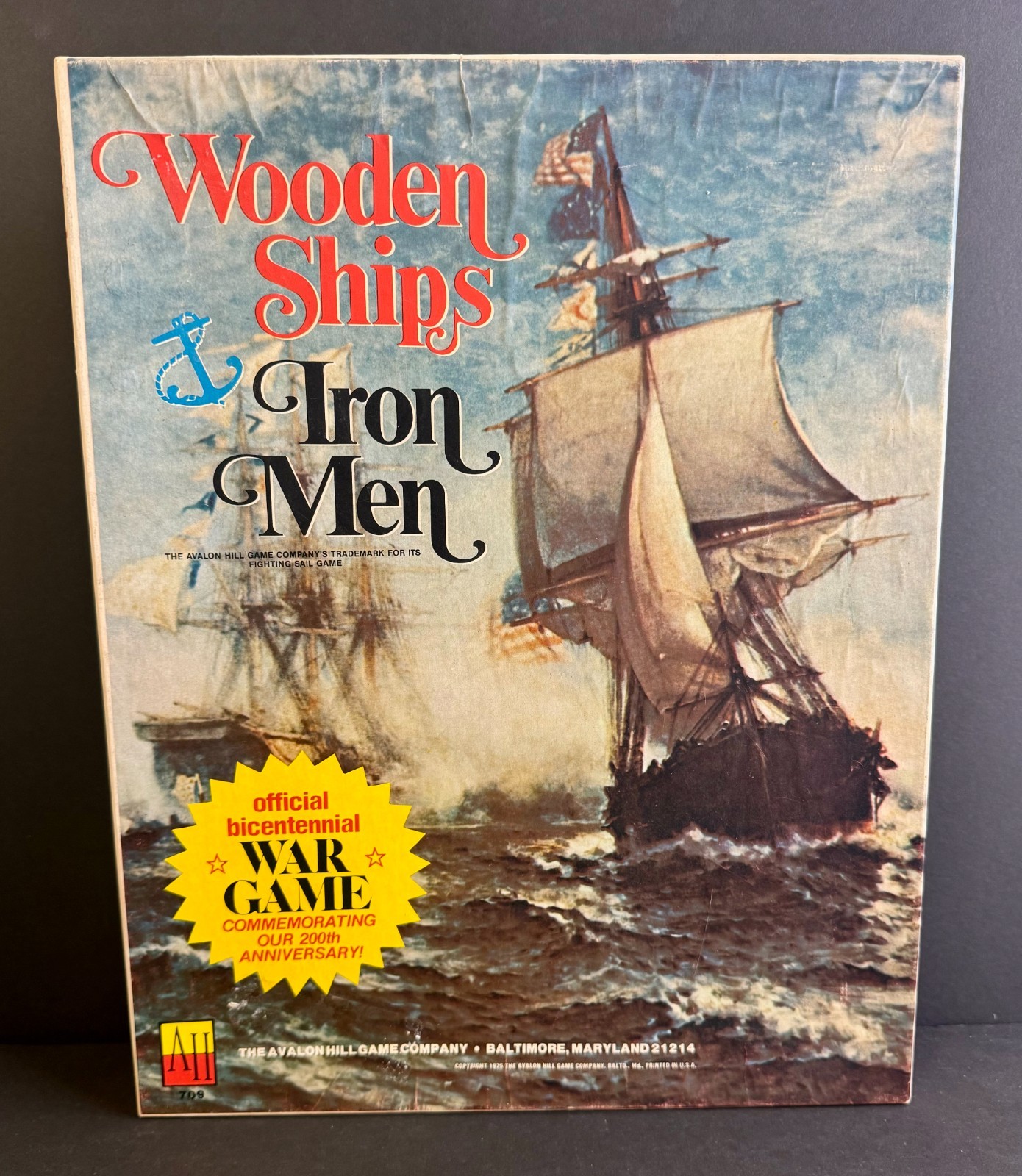 Wooden Ships & Iron Men Vintage Board Game Avalon Hill 1975 Complete DV-807