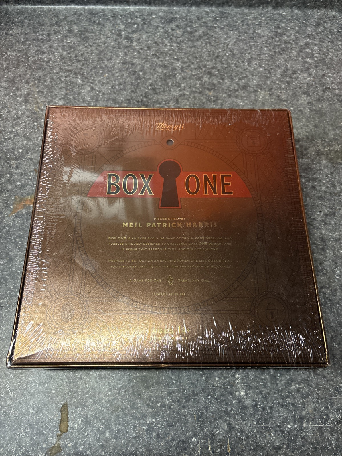 Theory11 Box One Presented by Neil Patrick Harris Interactive Board Game for One