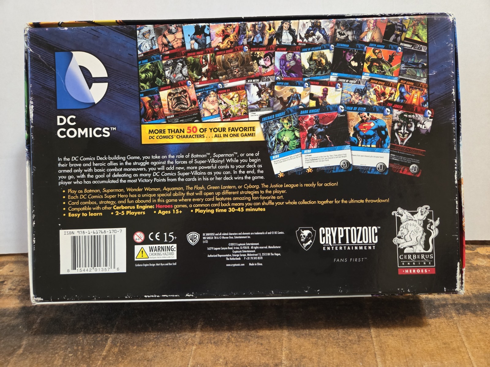 DC Comics Deck-Building Game Core Set – 100% Complete – Pre-owned