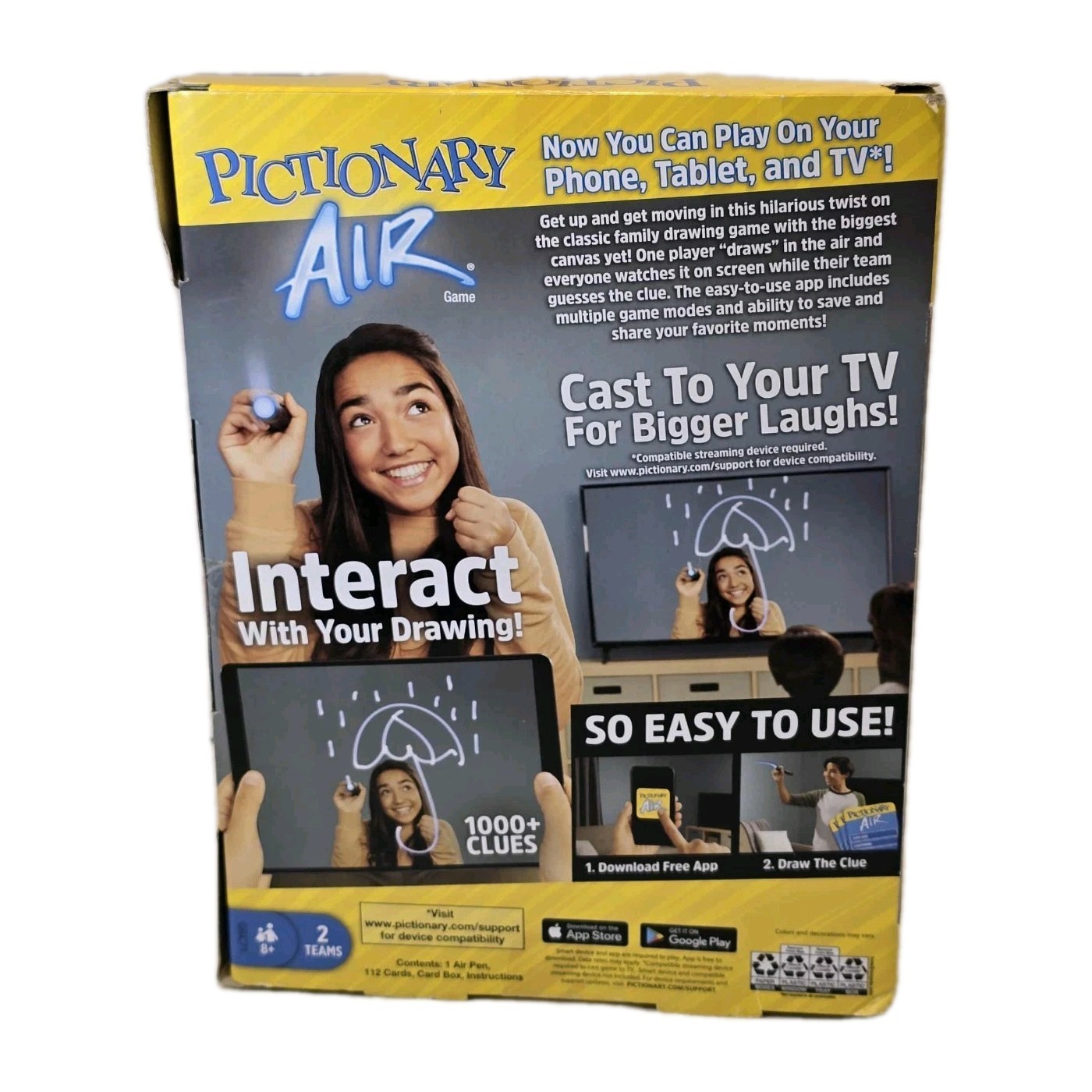 🎨 Pictionary Air Interactive Family Game NIB Fun Party Tech Drawing Game 🎮