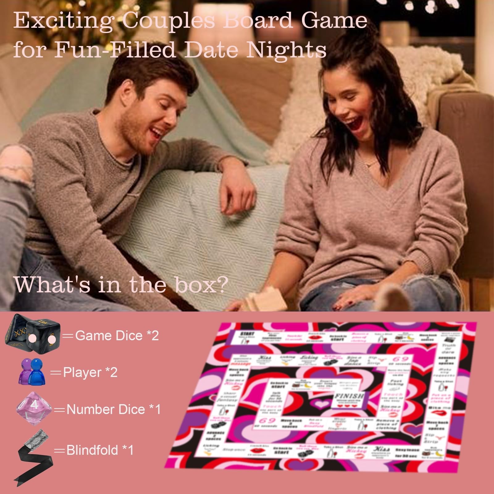 Couple Board Game for Date Night Romantic Couple Games for Date Night Sexy B…