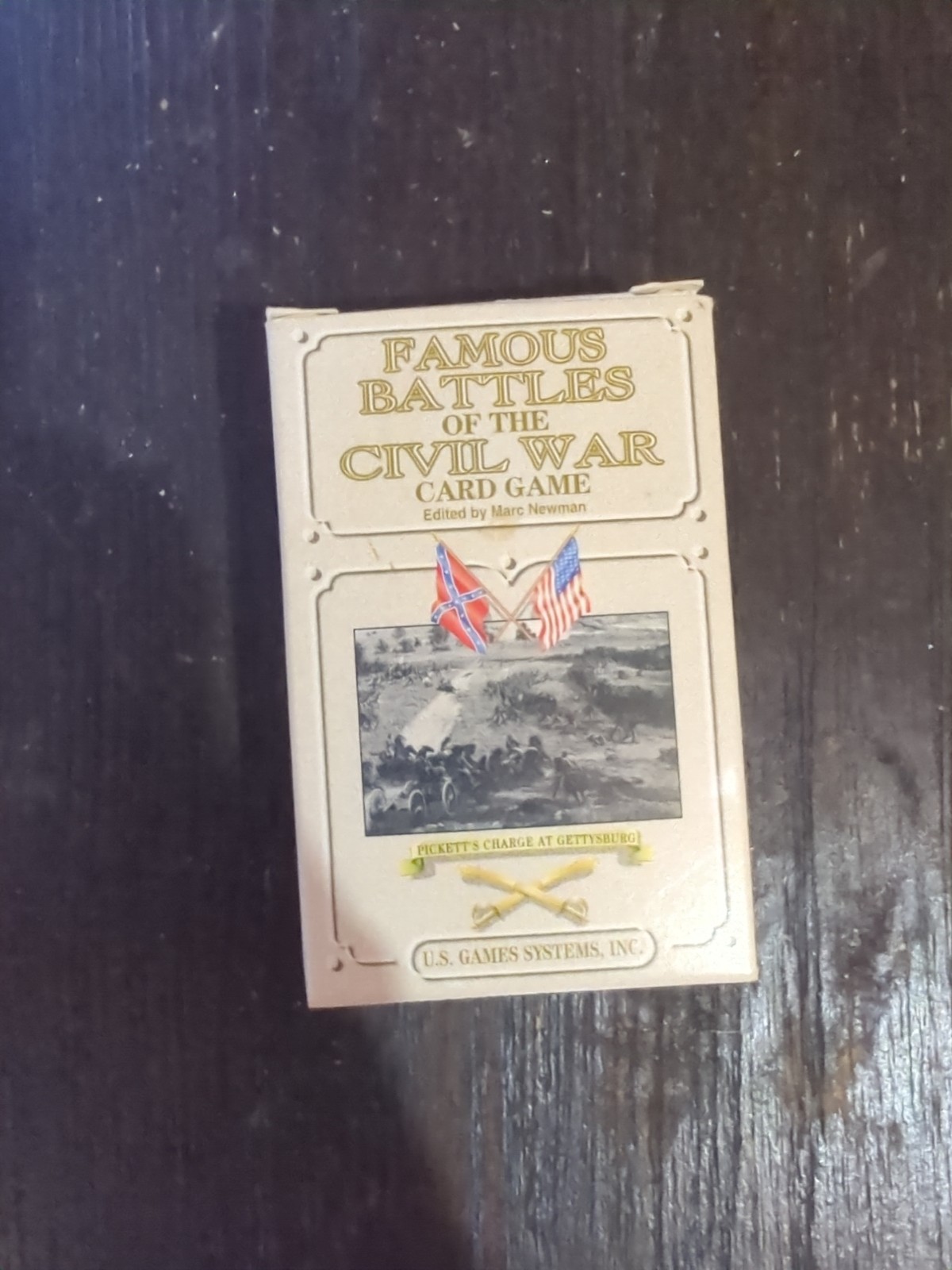 Famous Battles Of the Civil War Card Game 1995 U.S. Games Systems 791786