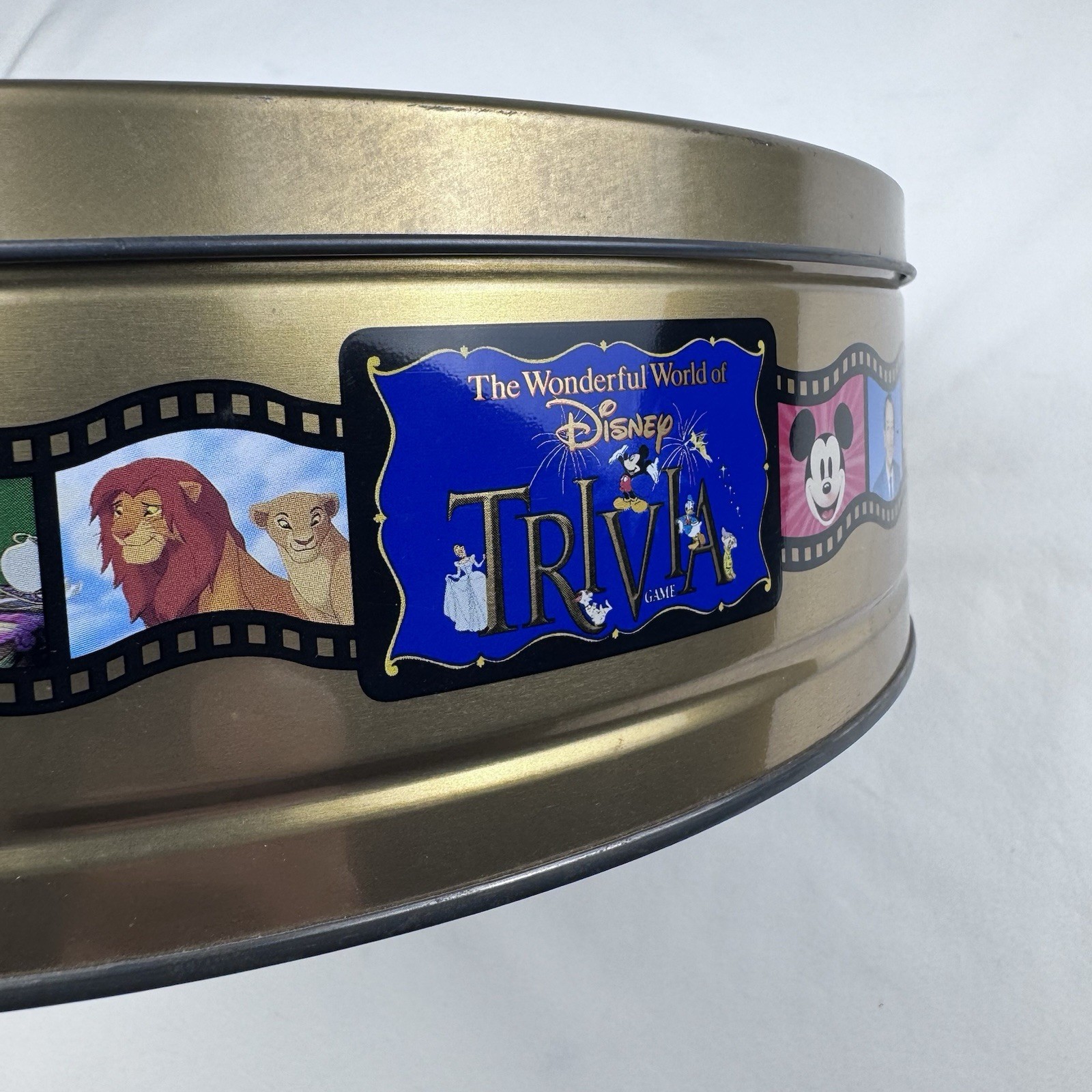 The Wonderful World Of Disney Trivia Trivial Pursuit Board Game 1997 Missing Die