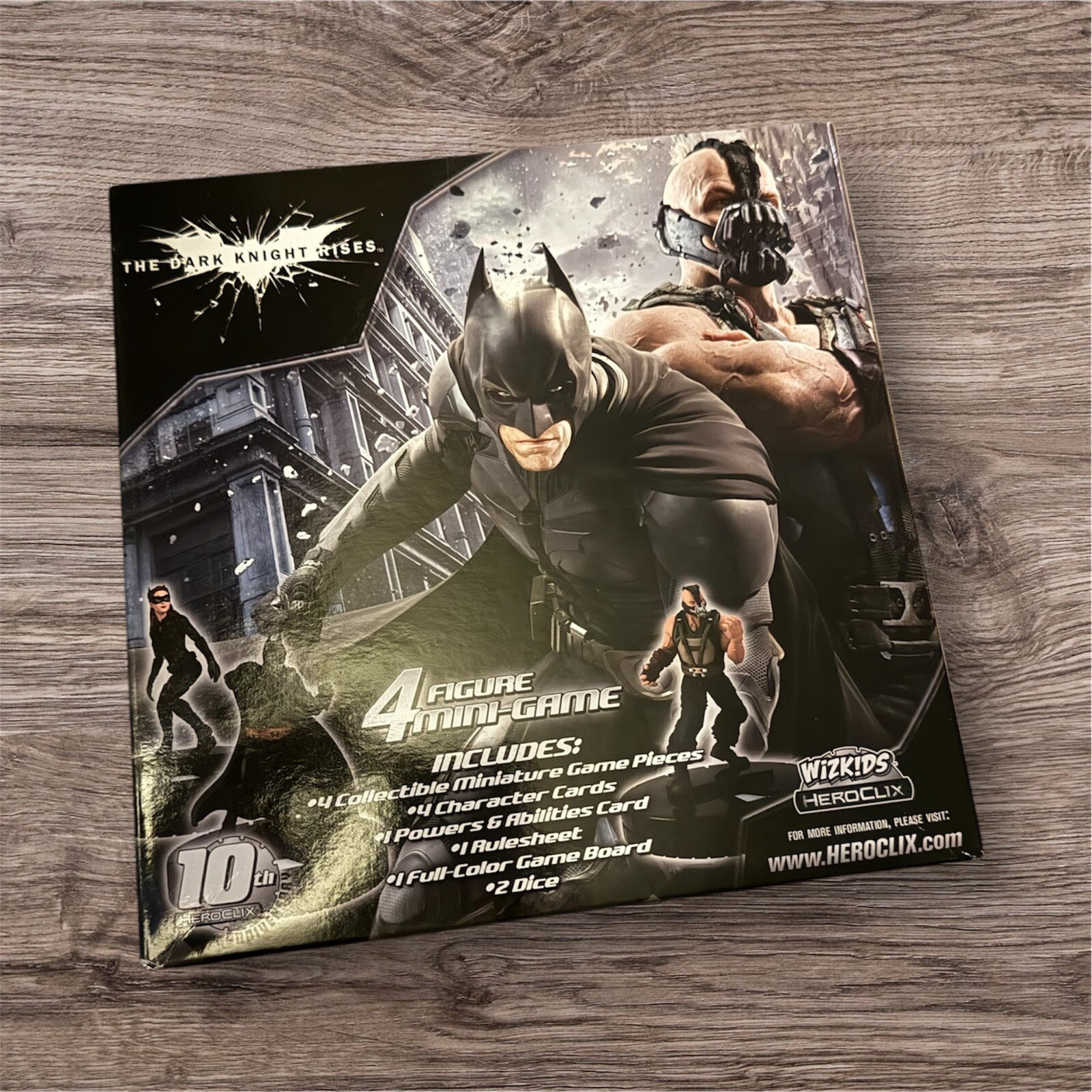 The Dark Knight Rises Mini Figure Game Heroclix Batman Bane Scarecrow DC Comics