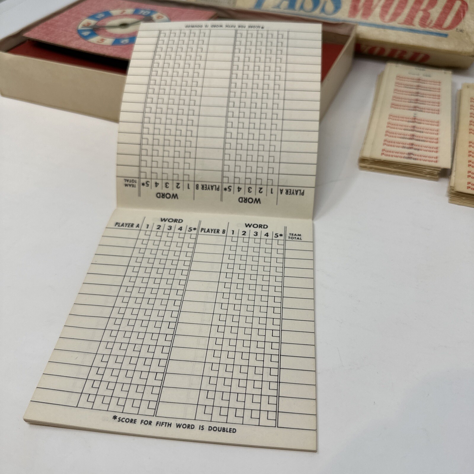 Vintage Password Game 1963 Complete Milton Bradley 4260 USA