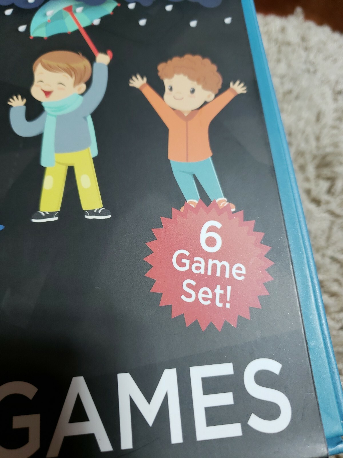 Nifty Indoor Rainy Day Games Kit. 6 Classic Game Set MSRP $30 4268