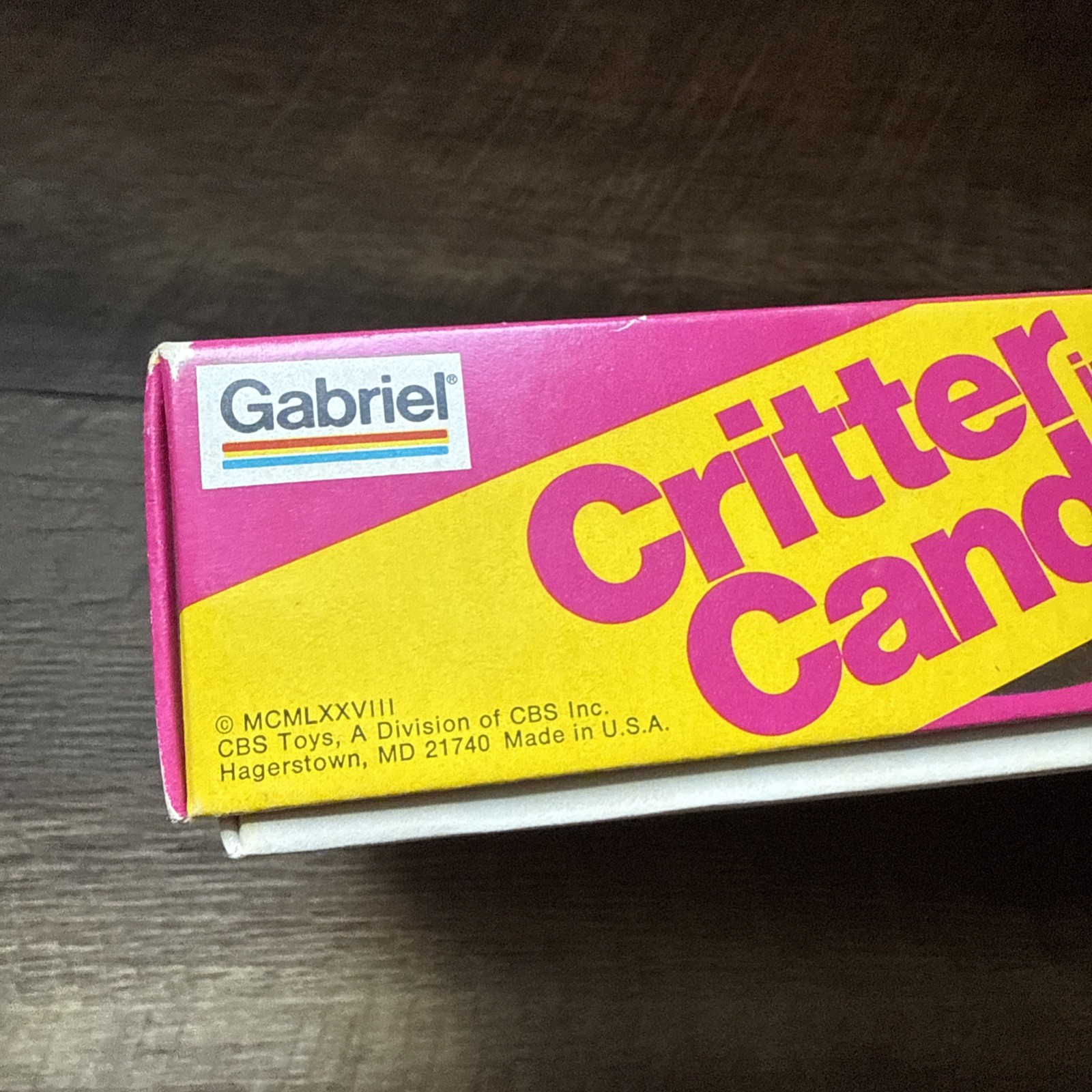Vintage 1978 Critter In The Candy Game. COMPLETE Gabriel