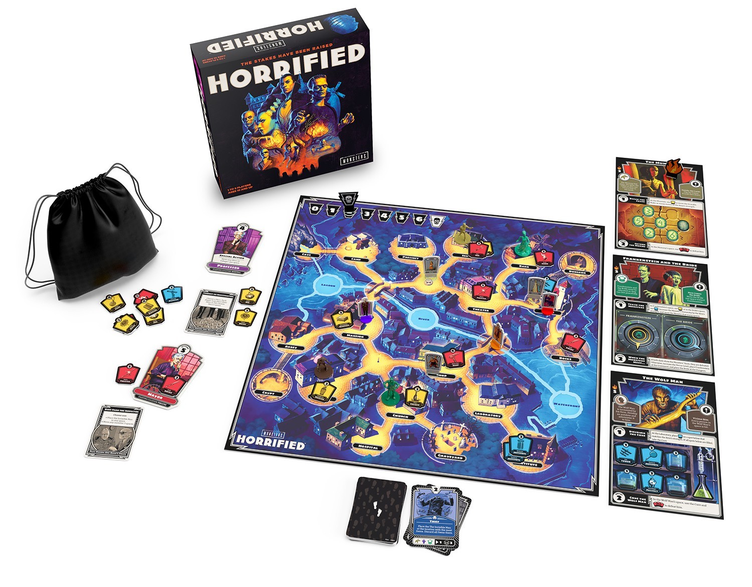 Horrified Universal Monsters Board Game