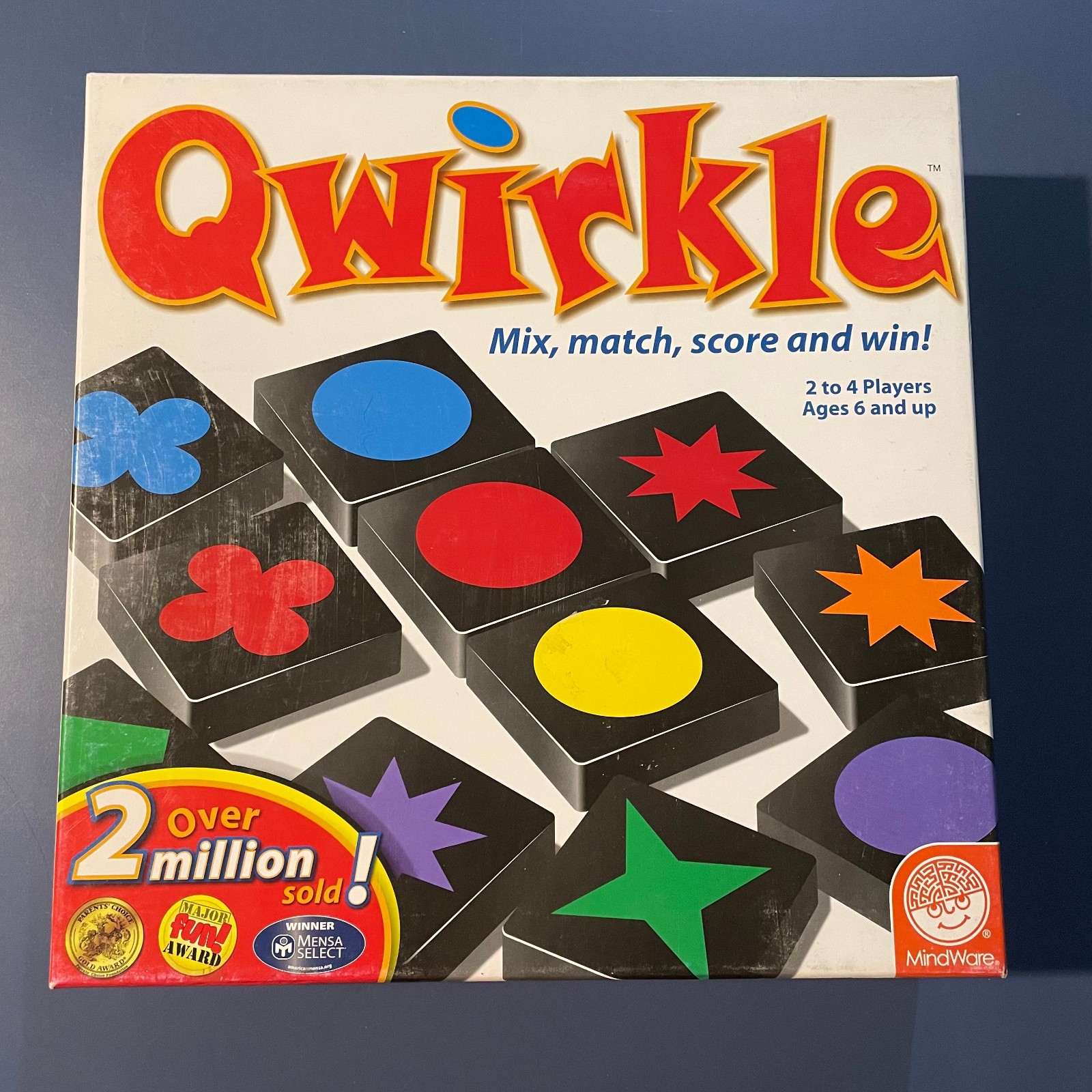 Qwirkle Game 2014 100% COMPLETE in Box Mindware