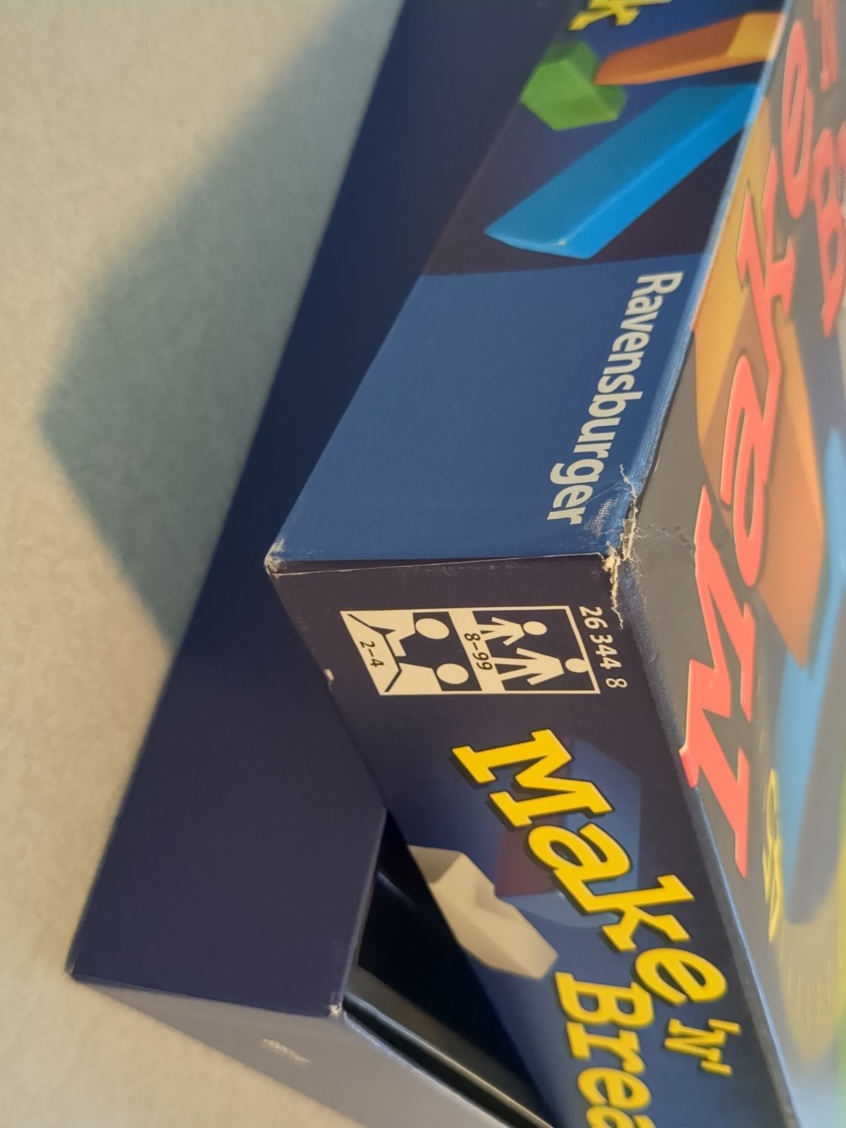 MAKE ‘N’ BREAK Board Game Complete Ravensburger 2004 Block Building Challenge