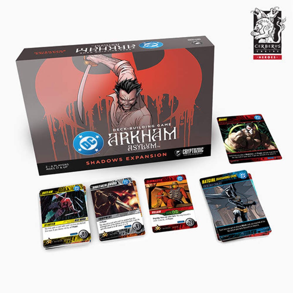 DC Comics Deck Building Game – Arkham Asylum Shadows Expansion: Cryptozoic Games