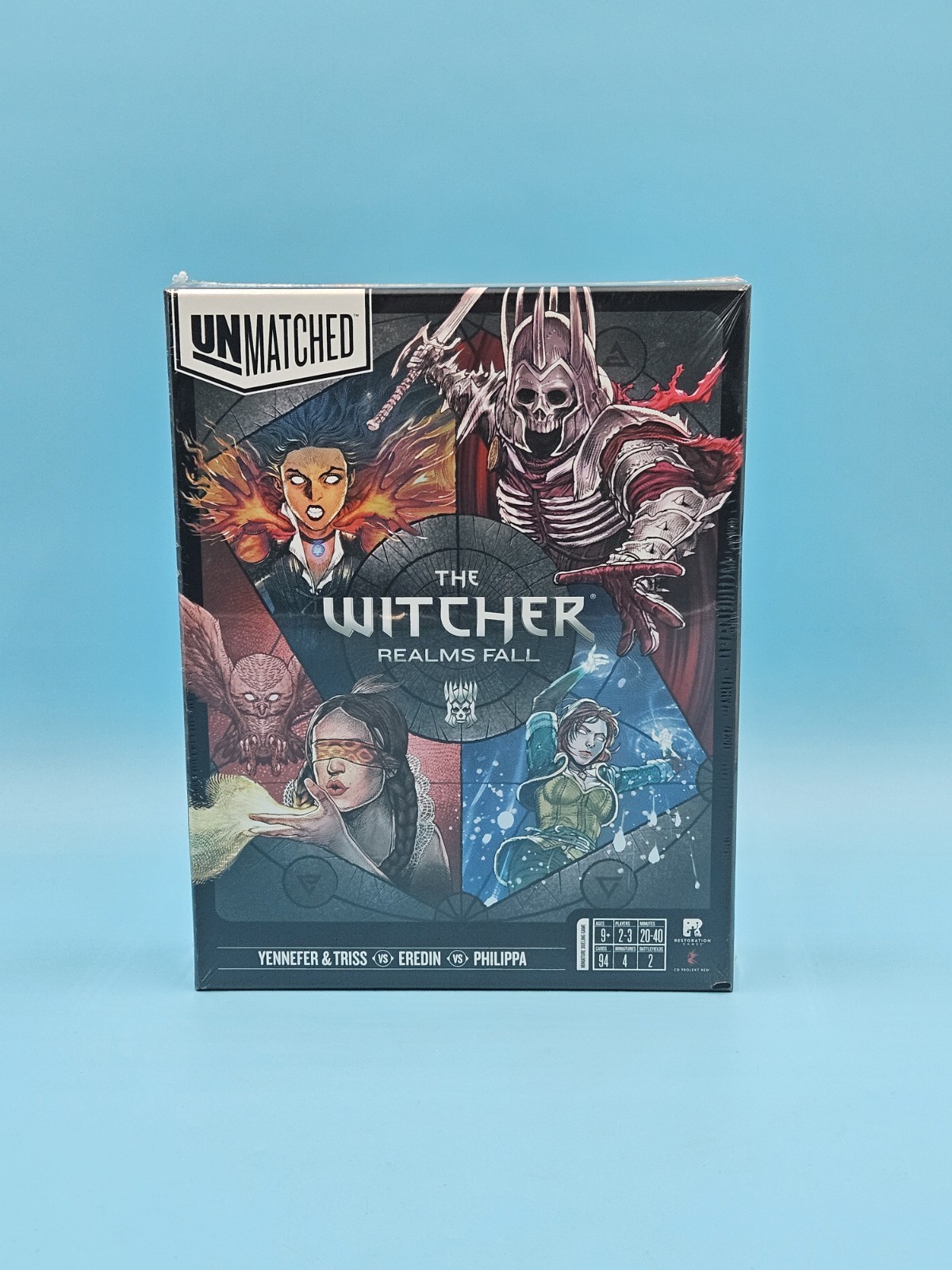 Restoration Games Unmatched The Witcher Realms Fall Board Game Set – New Sealed