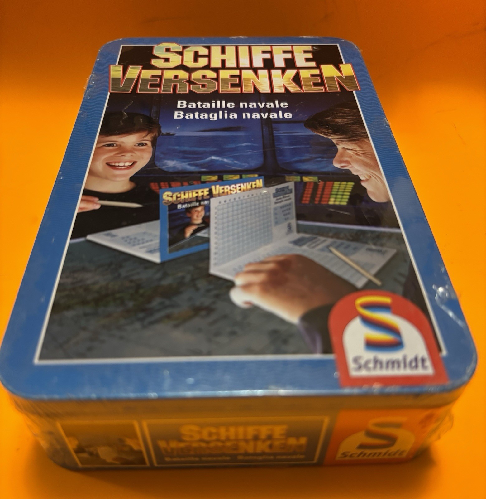 Schmidt Spiele 51205 Battleships in Metal Box New Factory Sealed Free Shipping