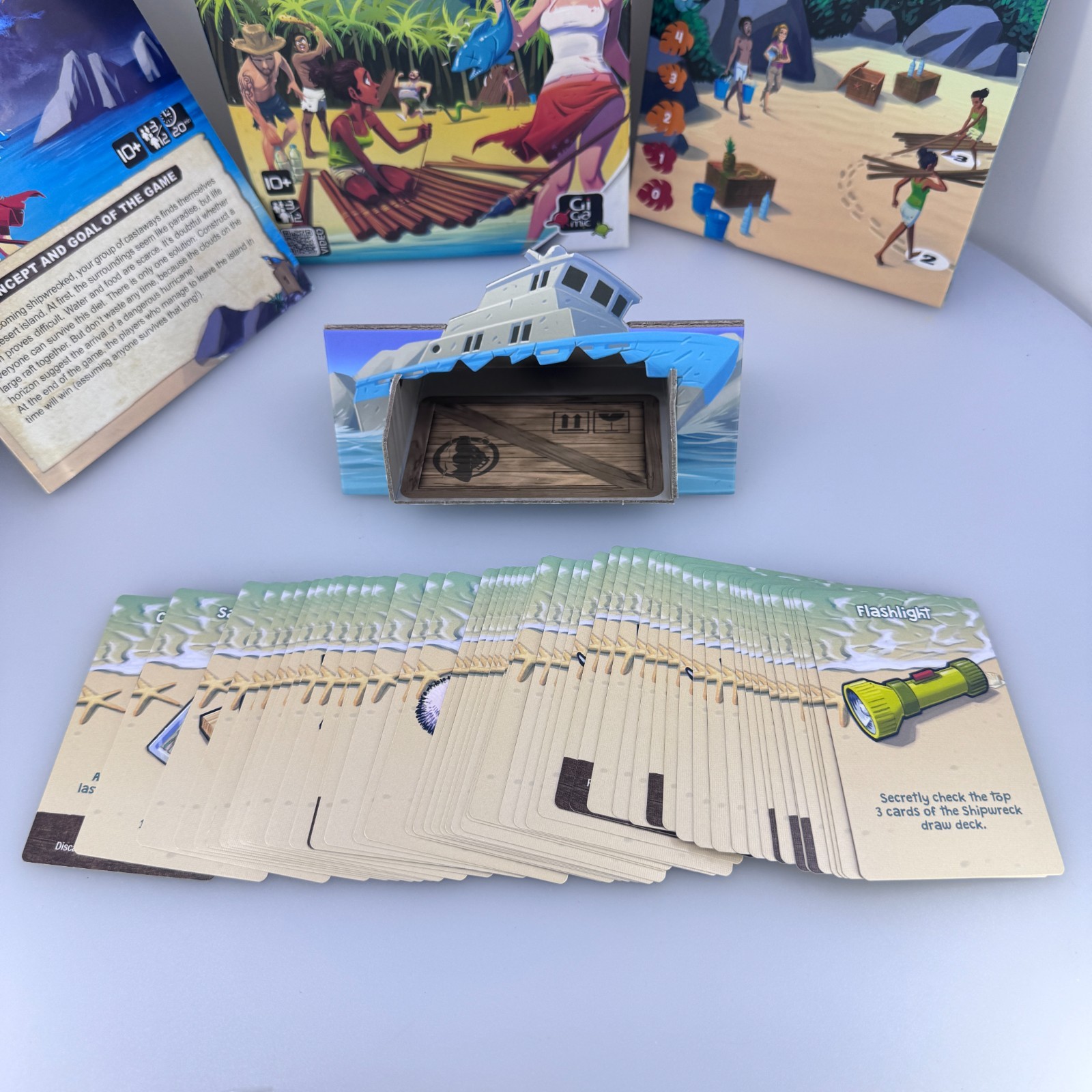 Hellapagos Board Game Gigamic 2017 Complete