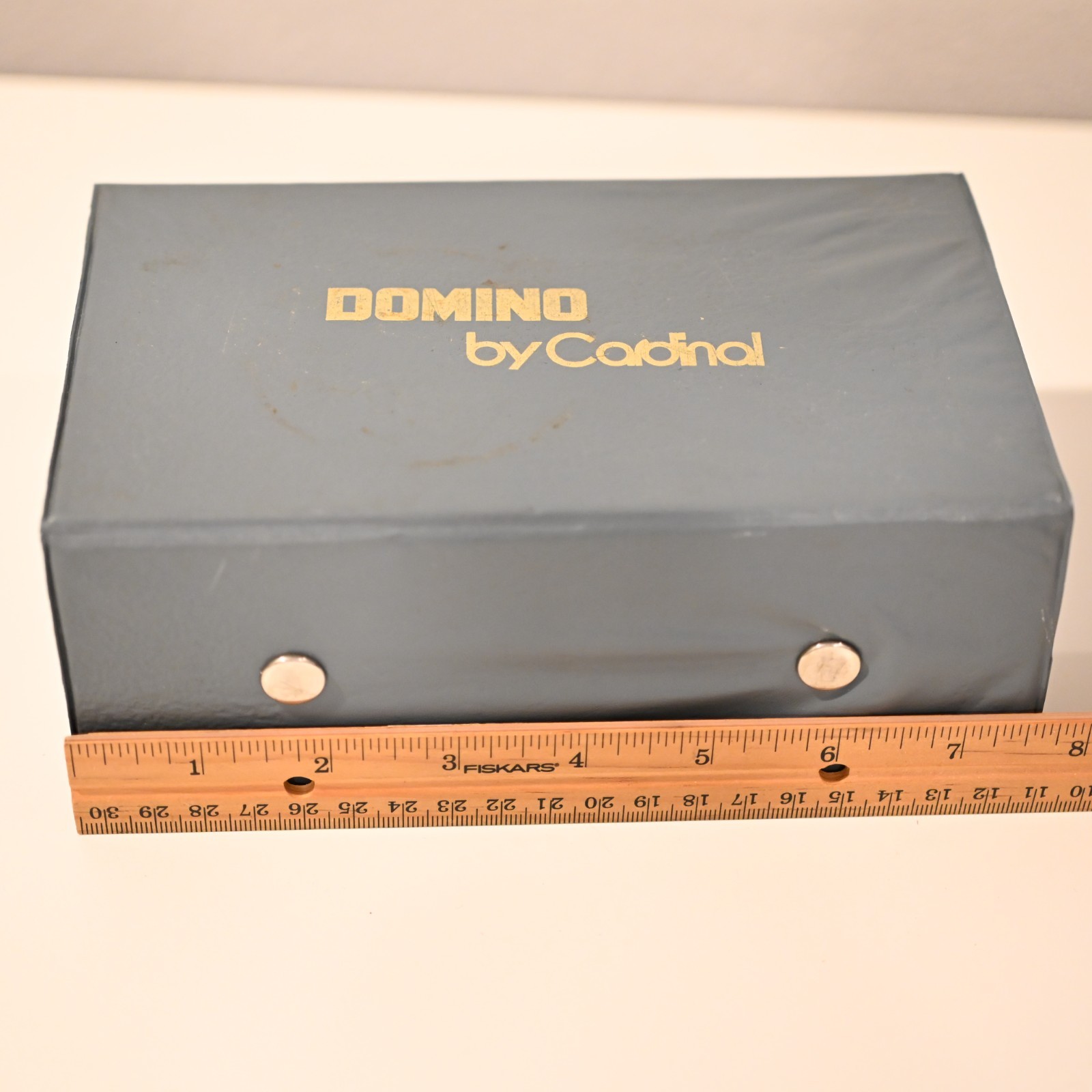 Vintage Double 12 Dominoes Cardianal Complete 91 Pieces Color Dots w/Vinyl Case