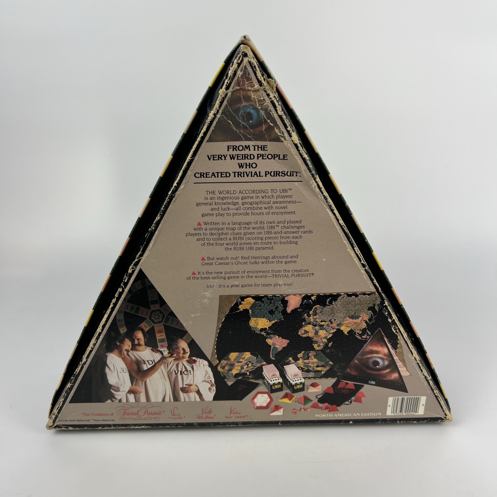 Vintage 1986 UBI Board Game The World According To Ubi Complete