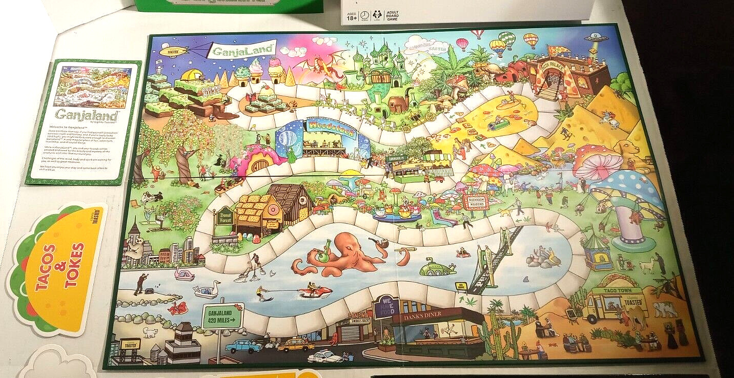 Ganjaland Board Game: An Epic Weed Adventure for Adults