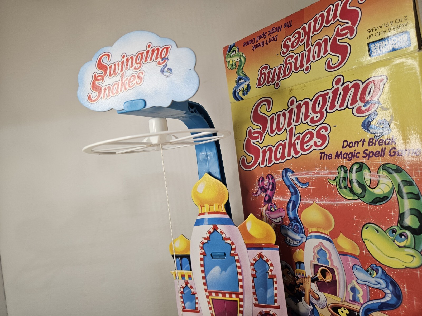 Vintage 1993 Parker Brothers Game Swinging Snakes Complete