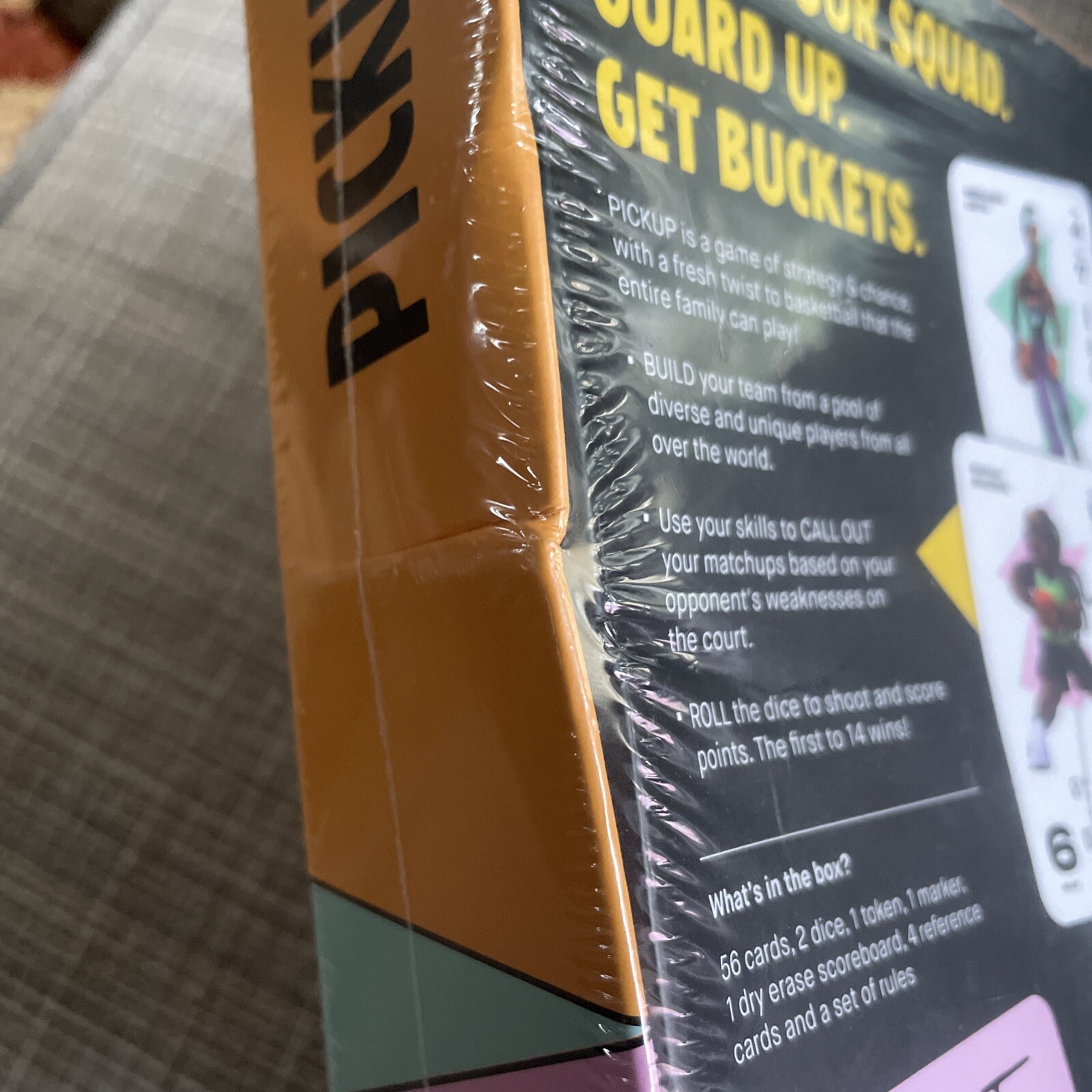 New / Sealed GAMEFLO Pickup Basketball Strategy Card Game 2-6 players / Ages 8+