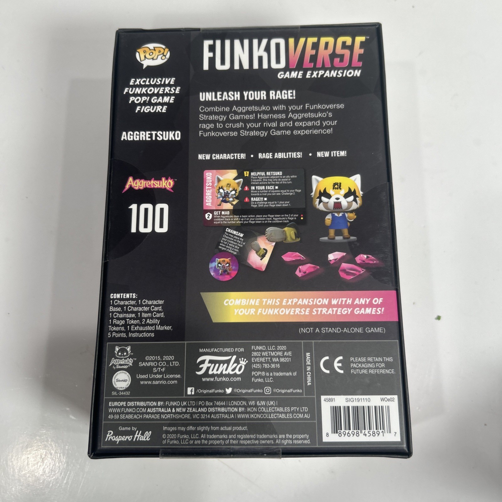 FUNKO POP! FunkoVerse Aggretsuko 100 (BRAND NEW IN-BOX)