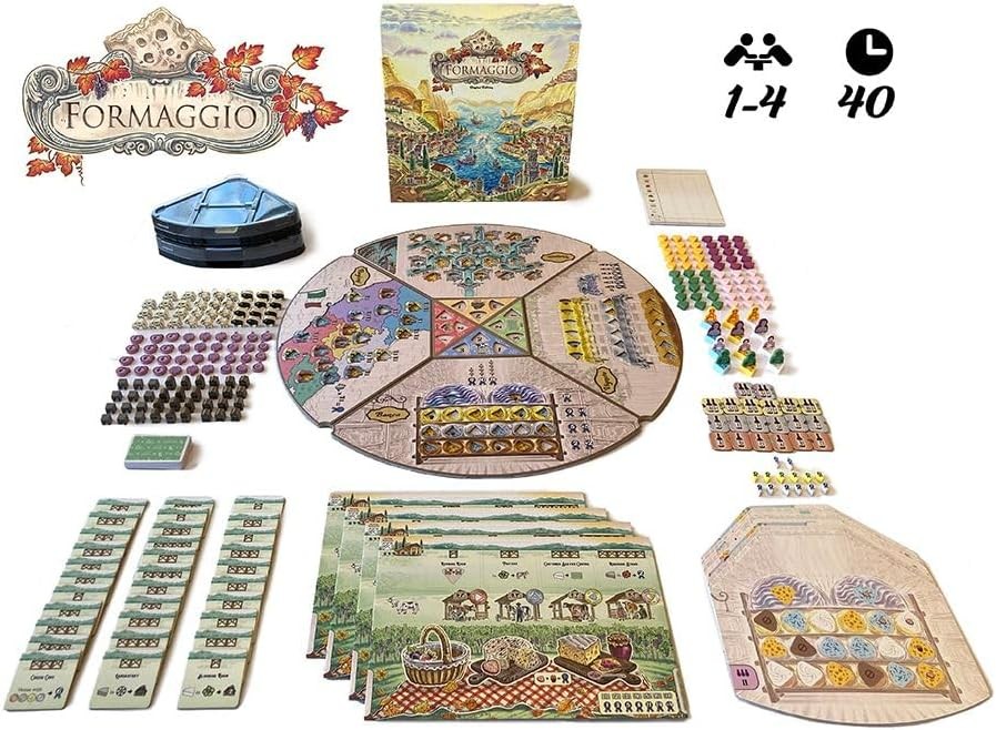 R2i: Formaggio – Italian Cheesemaking Strategy Board Game