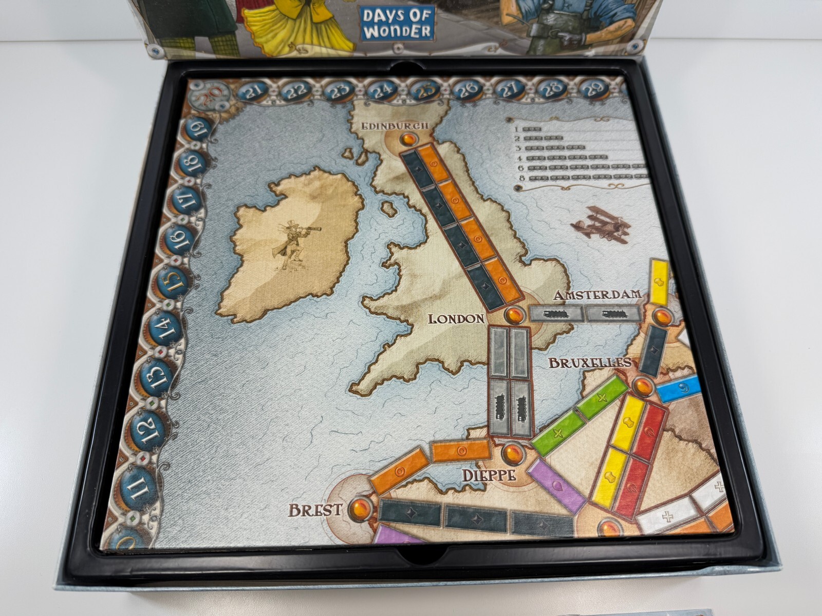 Ticket to Ride Europe Board Game Days of Wonder DO7202 100% Complete