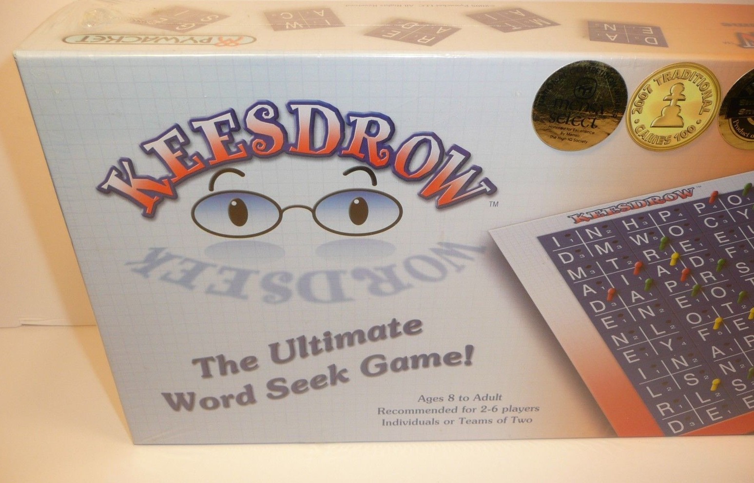 Keesdrow The Ultimate Word Seek Game Board Game Mensa Smart Play Toy Pywacket