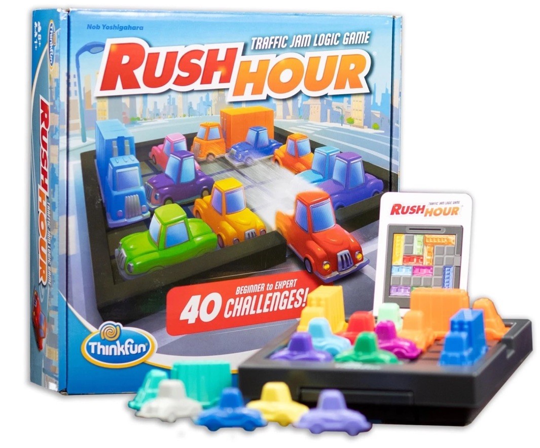 ThinkFun Rush Hour Traffic Jam Logic Game – Engaging STEM Toy – Kids Age 8+ NEW