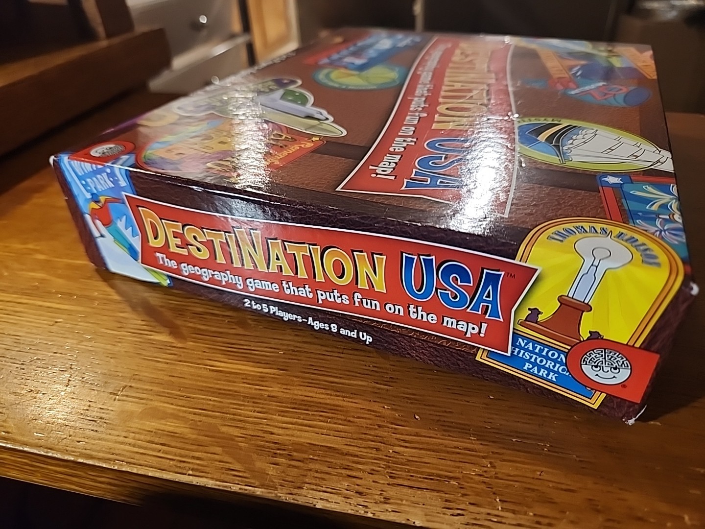 MindWare DESTINATION USA Board Game Learn Geography 50 States Map 2010 COMPLETE