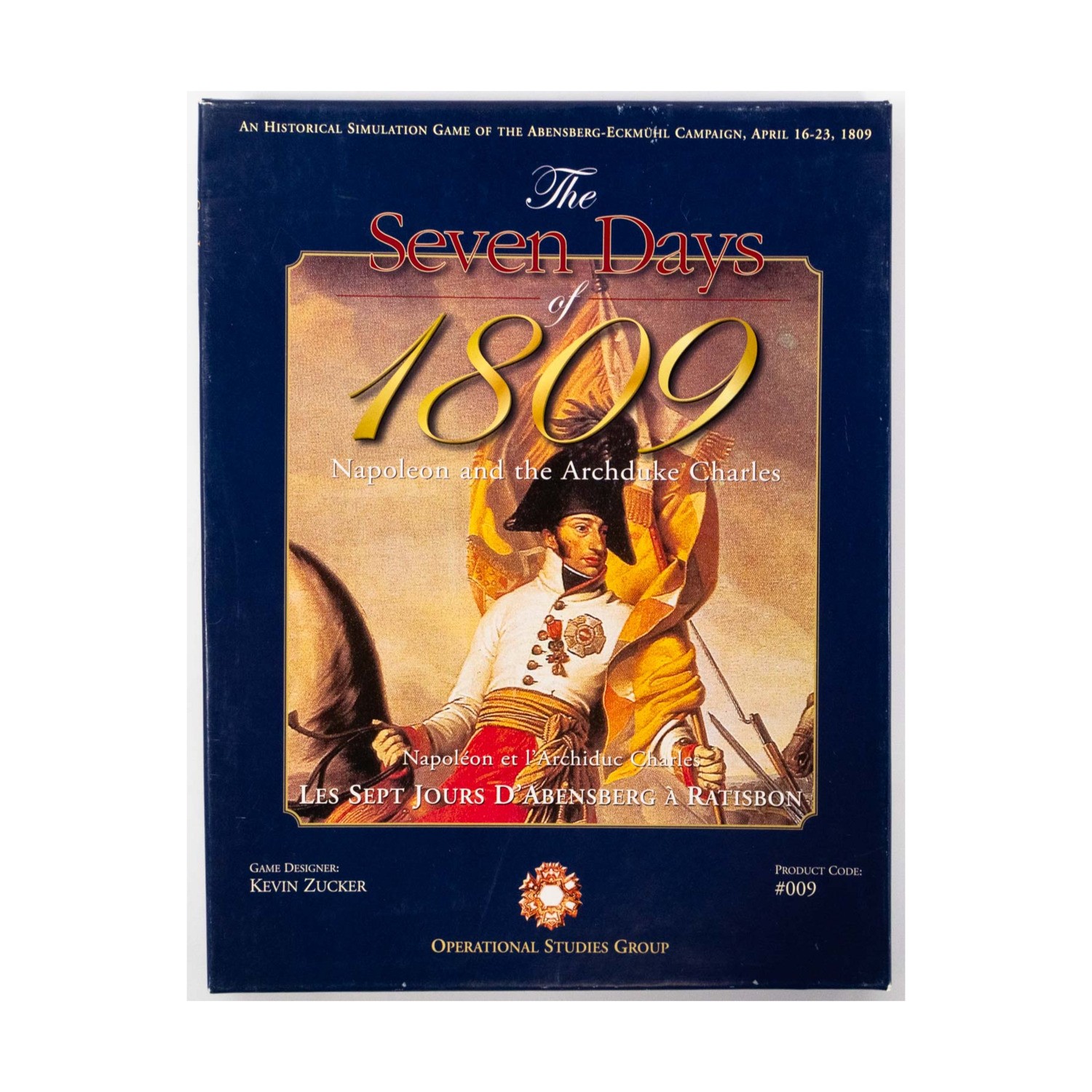 OSG Wargame Seven Days of 1809 – Box Only! VG+