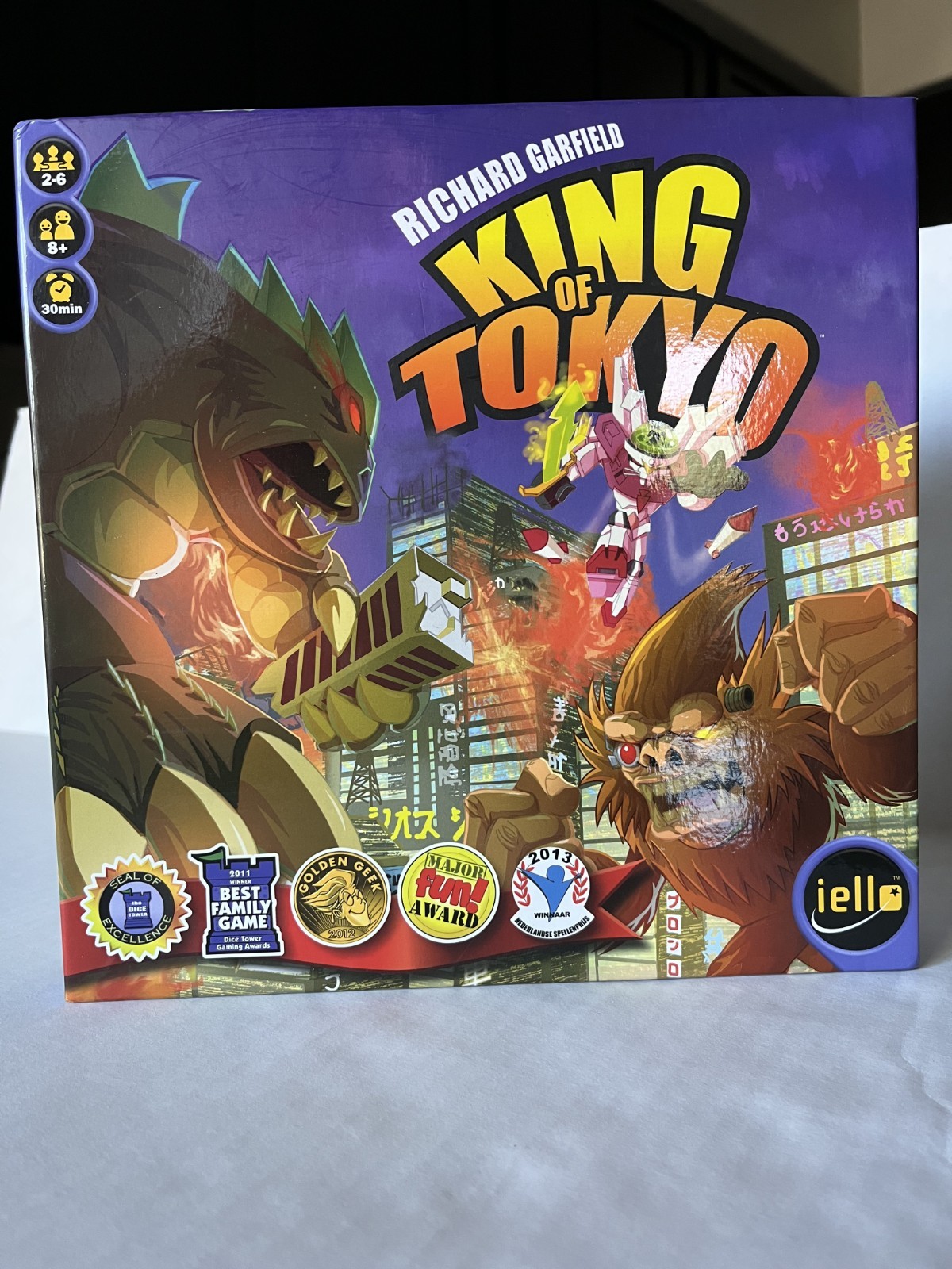 King of Tokyo Richard Garfield Board Game 2014 Iello *Complete NEW