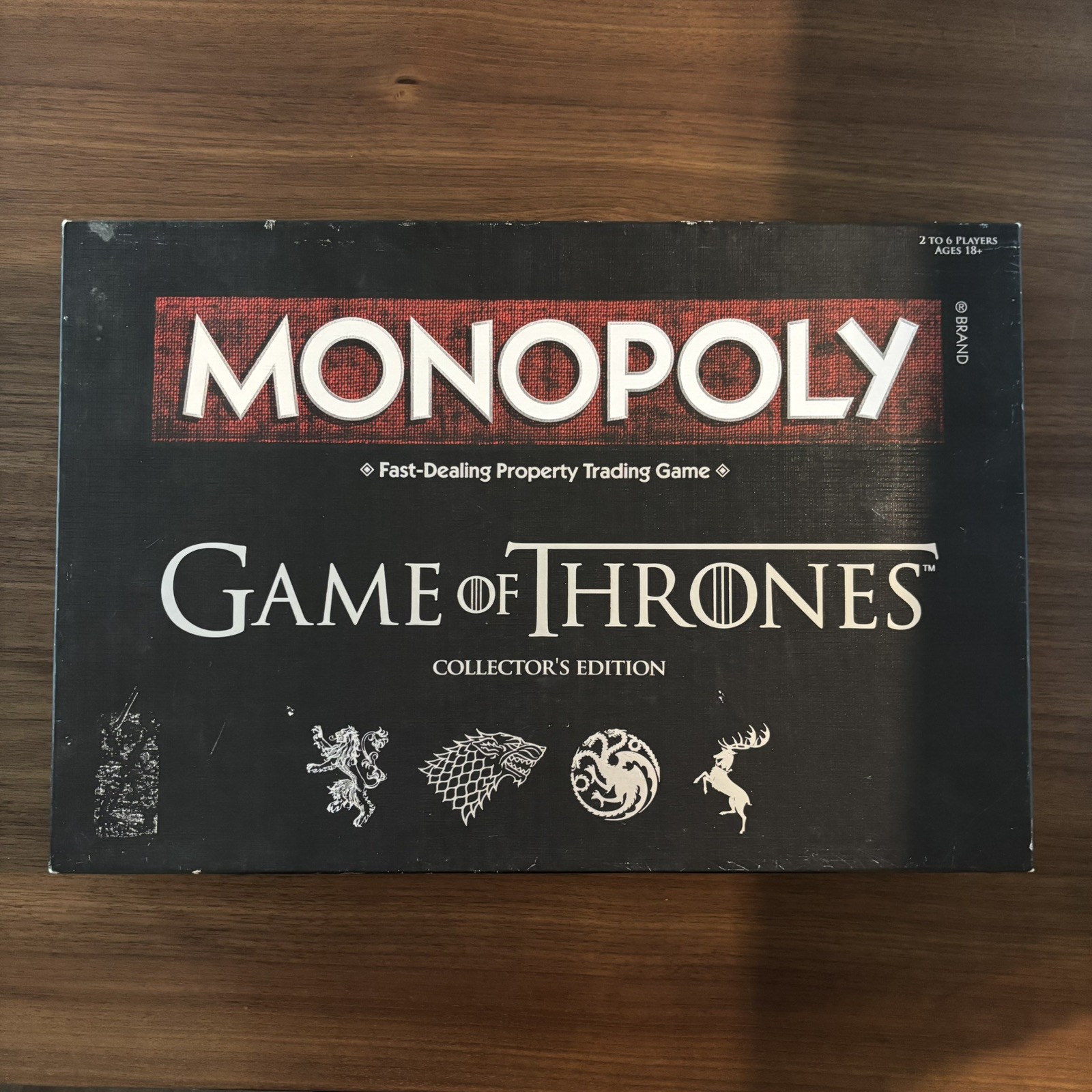 Monopoly Game Of Thrones Collector’s Edition Board Game GOT HBO 2015 Limited
