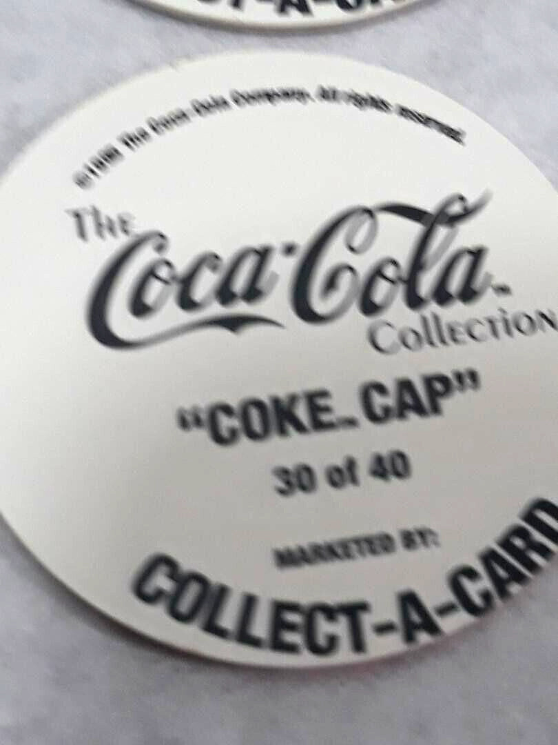 Vintage 1995 Lot of 4 Coca Cola Pogs “Coke Caps” ~ Ships FREE
