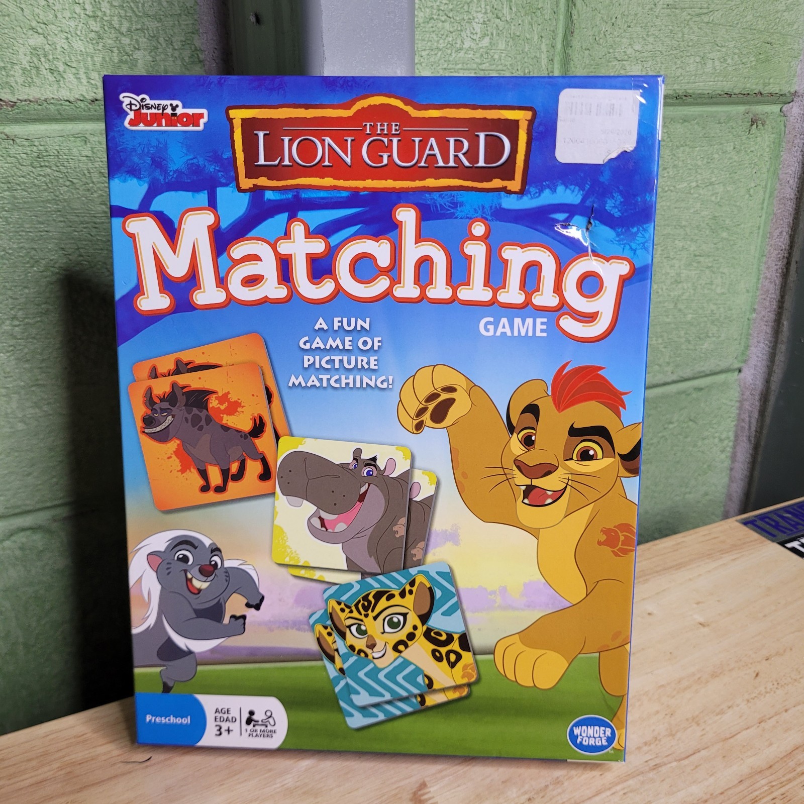 Lion Guard Matching Game Disney Junior Wonder Forge 71/72 Pieces Missing 1