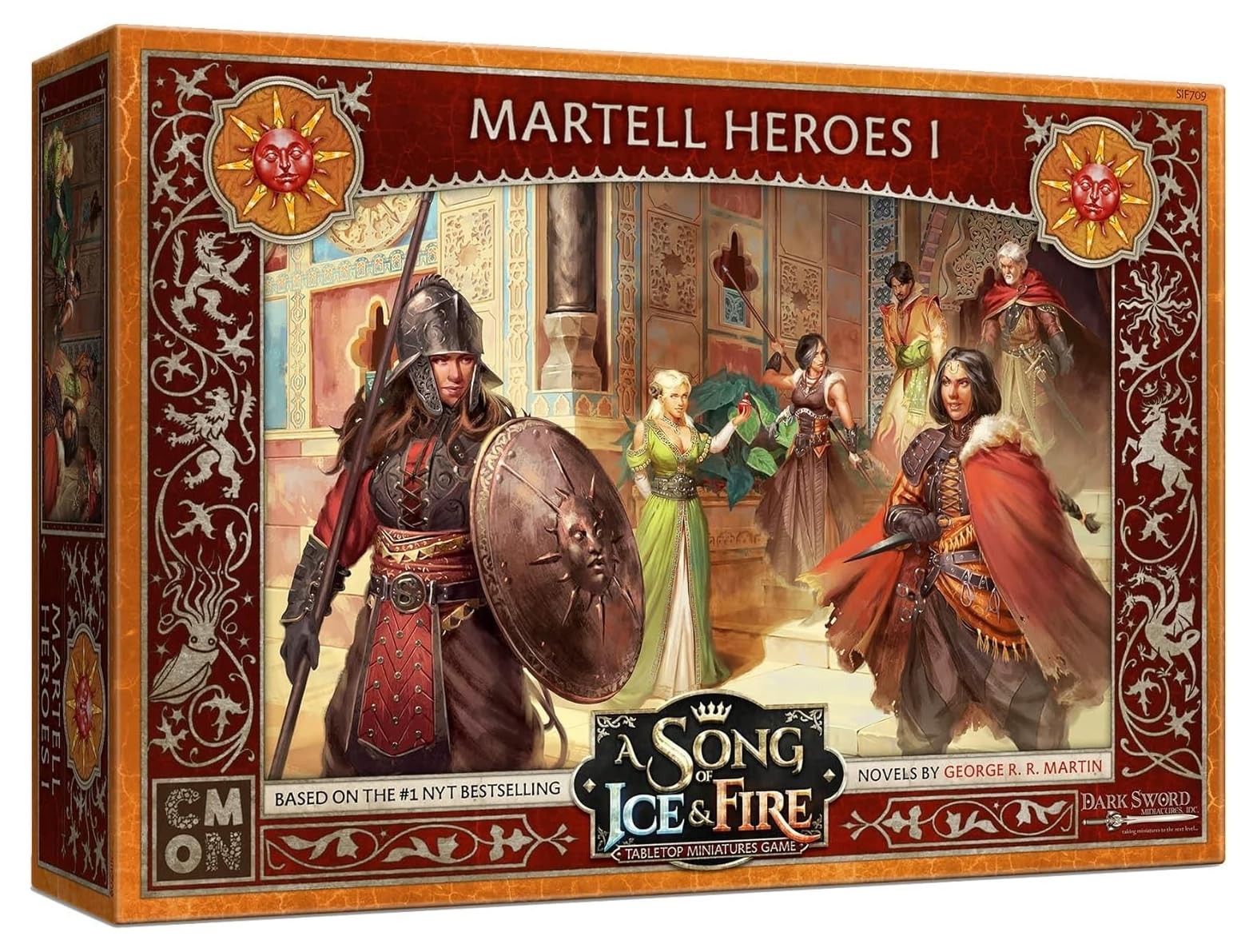 A Song of Ice and Fire Tabletop Miniatures Game Martell Heroes I Box Set (Mul…