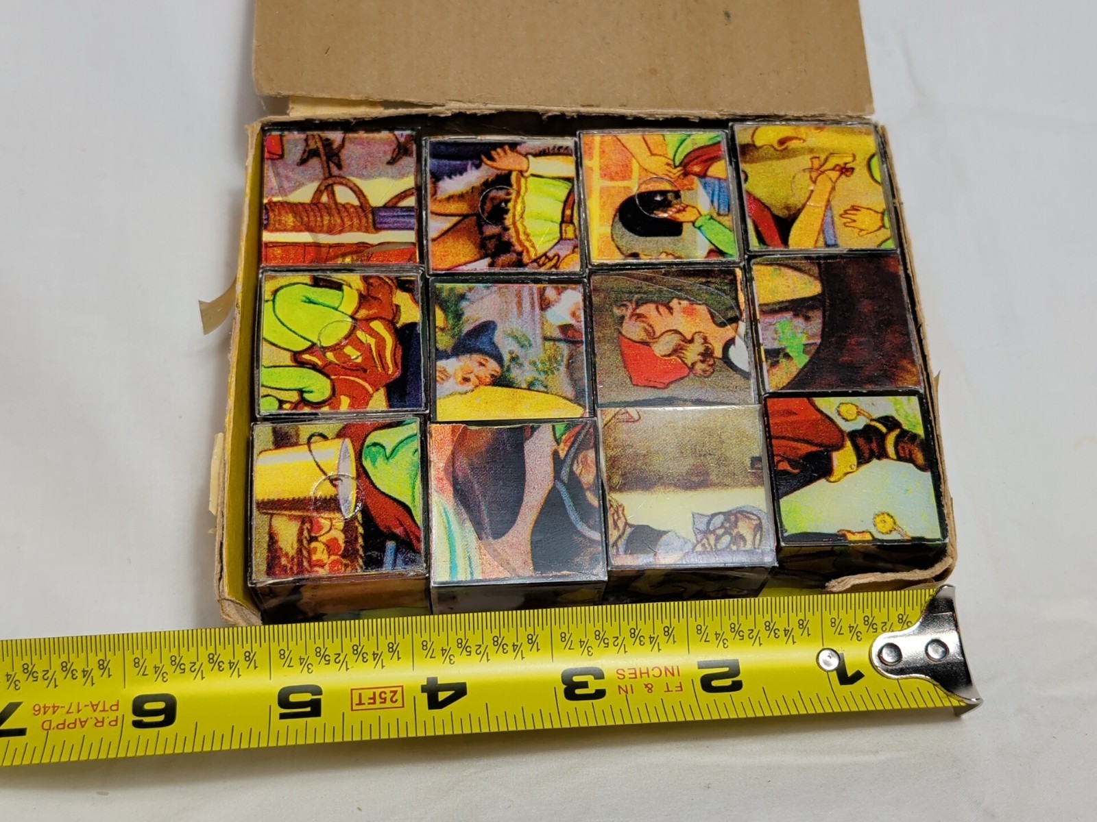 Chadwick-Miller Picture Building Blocks forms 6 pictures in box #E159 Hong Kong