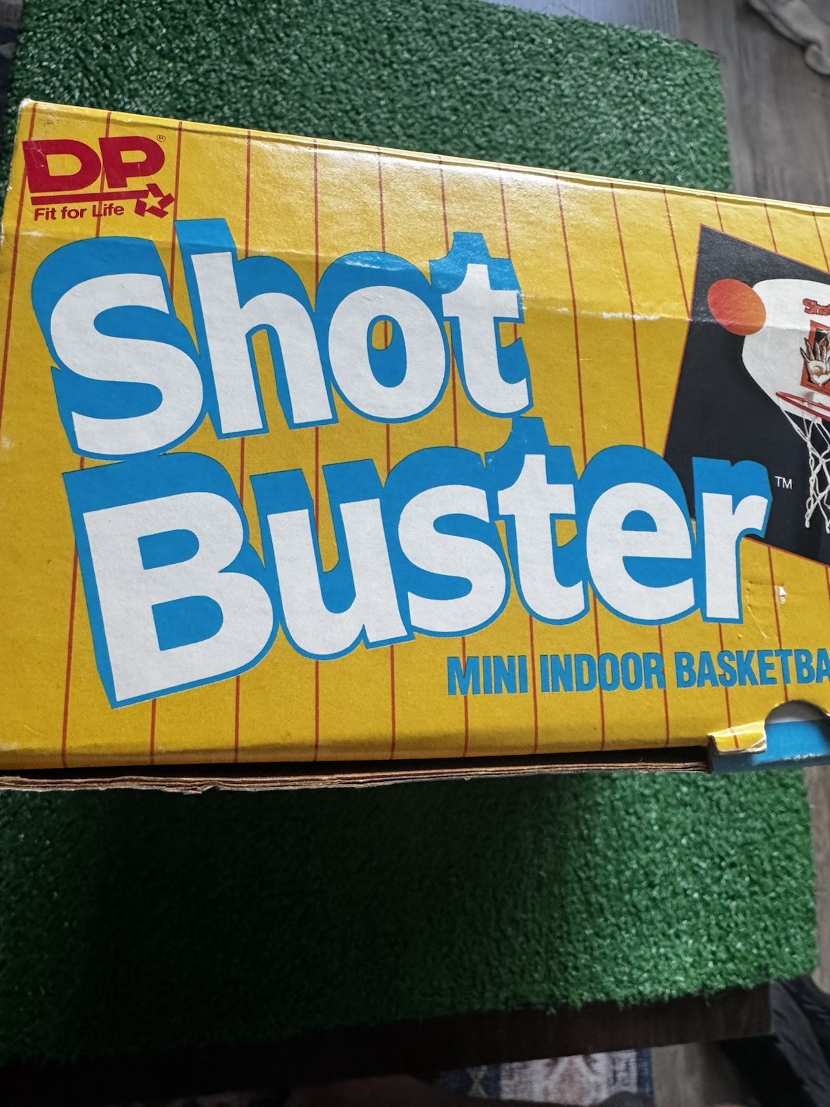 DP Shot Buster 1987 Vintage Mini Indoor Basketball Set ‘Dunkin’ Dinosaur’