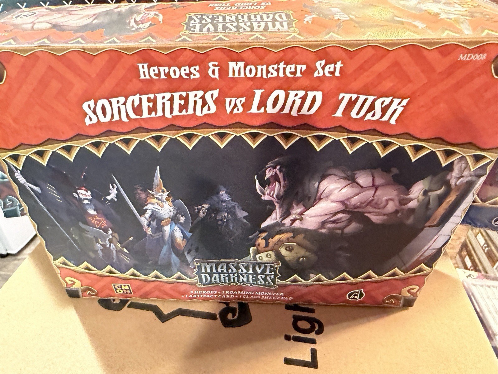 CMON Massive Darkness Miniatures Board Game Lot w/ Expansions
