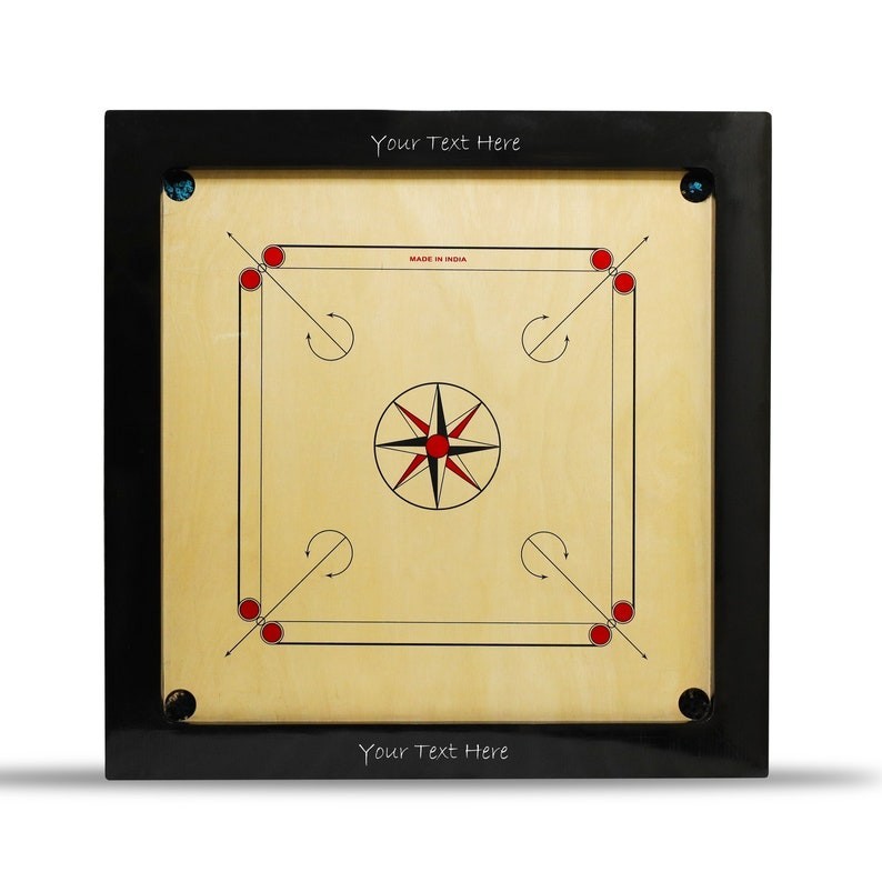 Carrom Board 35 INCH Full Size with 1.5″ Border (Super) with STRICKER