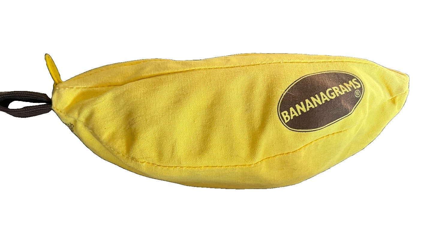 Bananagrams Word Game Complete 144 Letter Tiles Original Banana Pouch