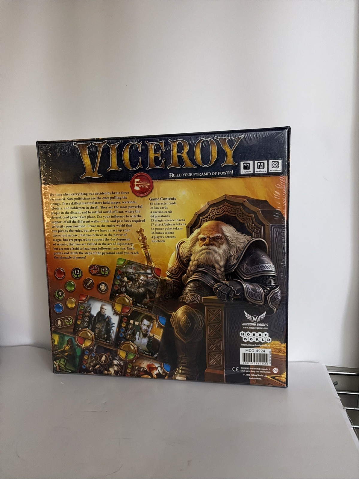 VICEROY Game board by Mayday Games. New and factory sealed.
