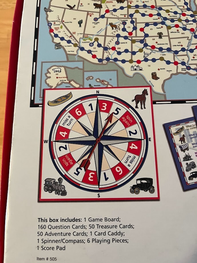 Trailblazer Trivia Board Game, Aristoplay, 2004