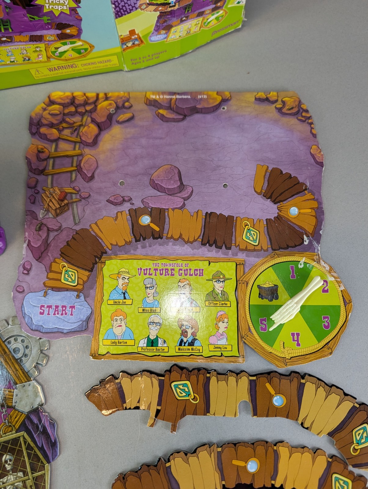 Scooby Doo 2013 Pressman Mystery Mine Board Game