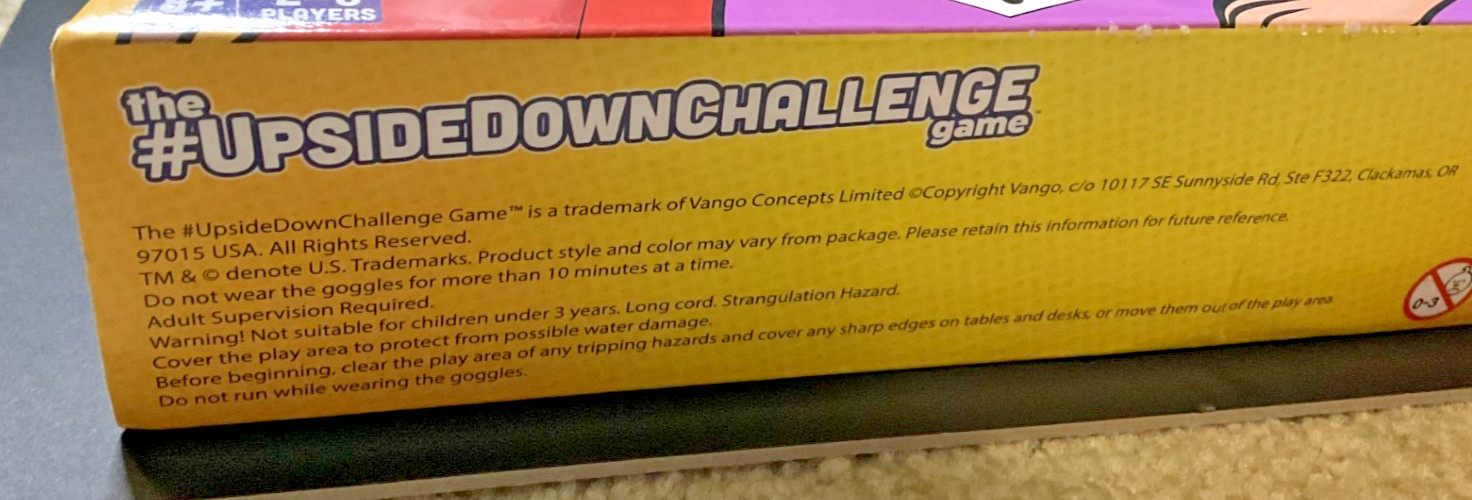 The #Upside-Down Challenge Game by Vango New