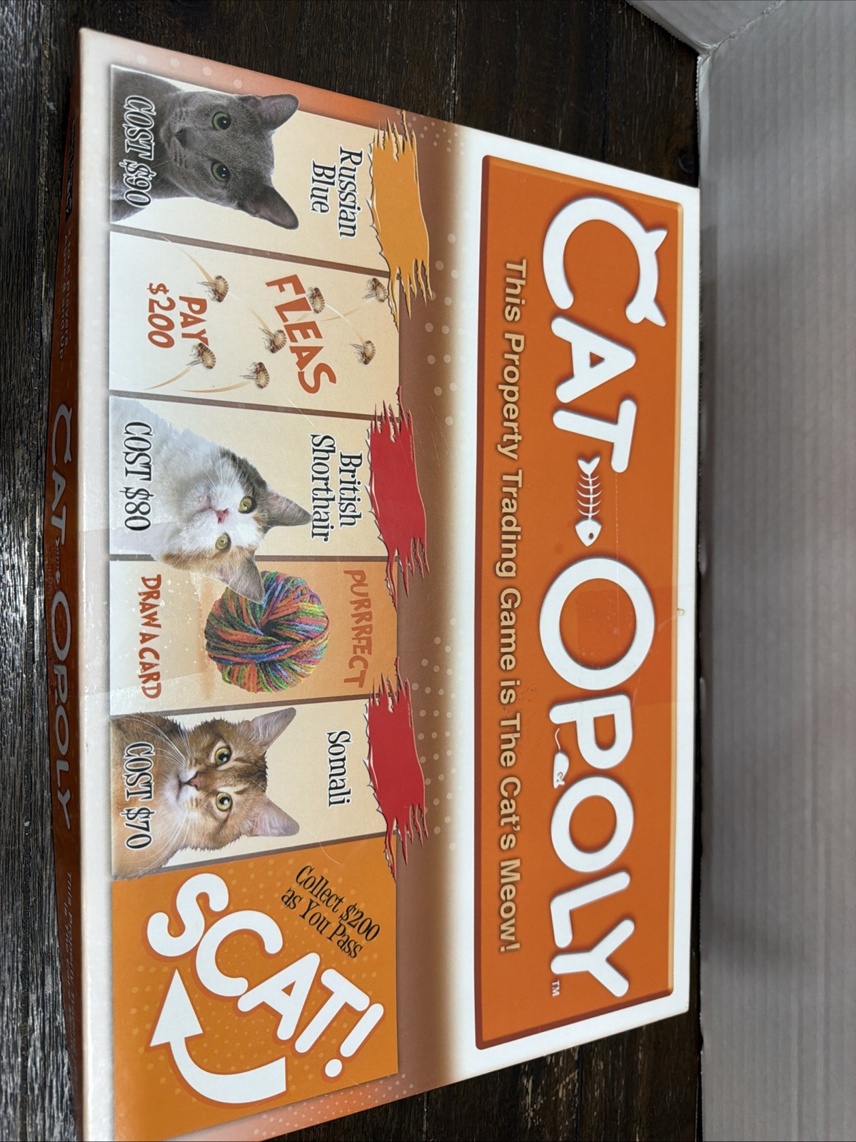 CATOPOLY COMPLETE BOARD GAME,PERSIAN,SIAMESE,EXOTIC,BIRMAN;EXC.COND