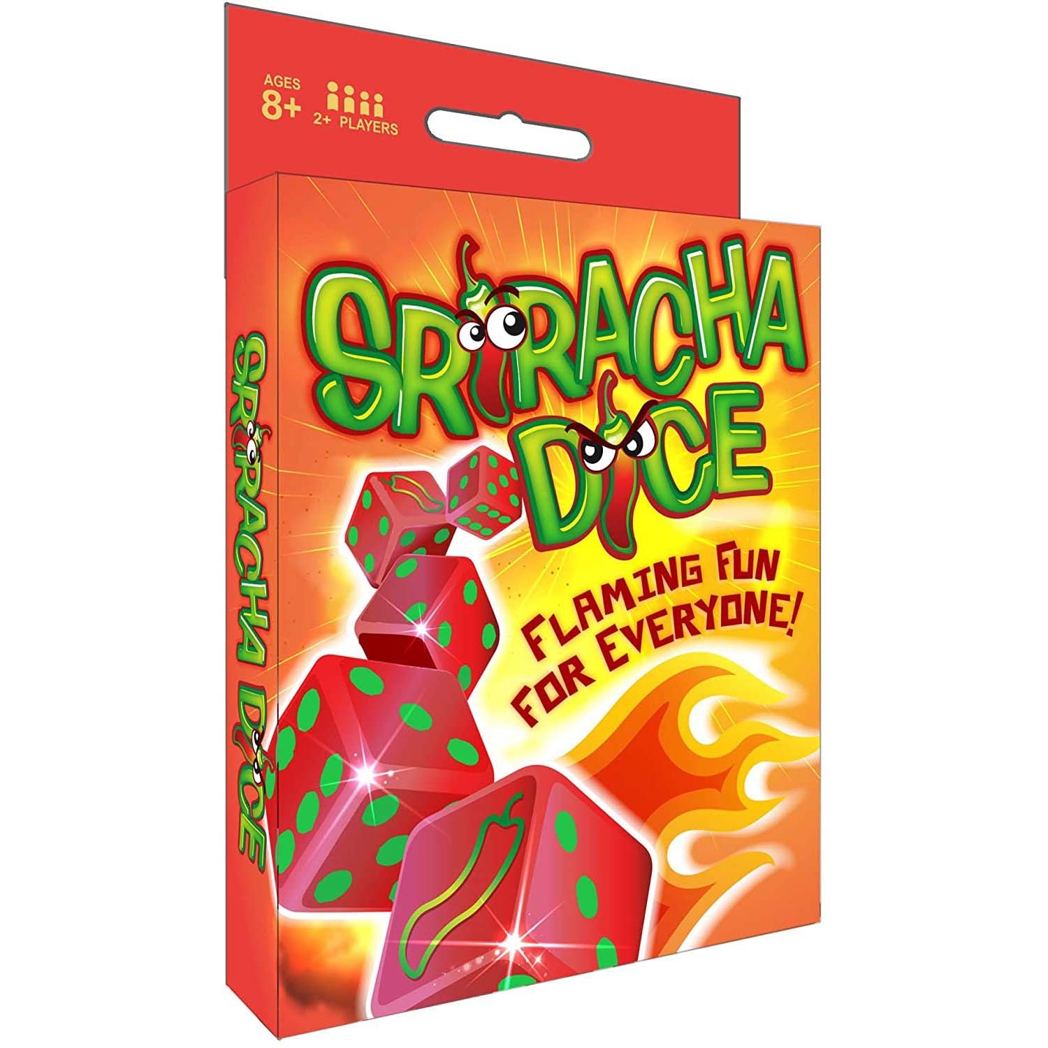 TDC Games Sriracha Dice Game – Flaming Fun for Everyone, Great for Party