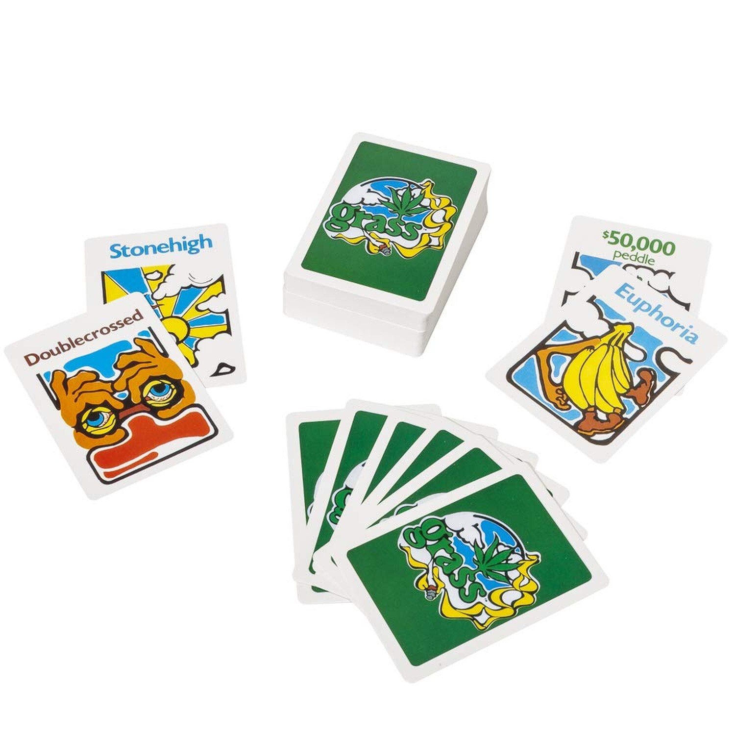TDC Games Grass Card Game, Novelty Card Game for Adults, Fast Paced Card Game…